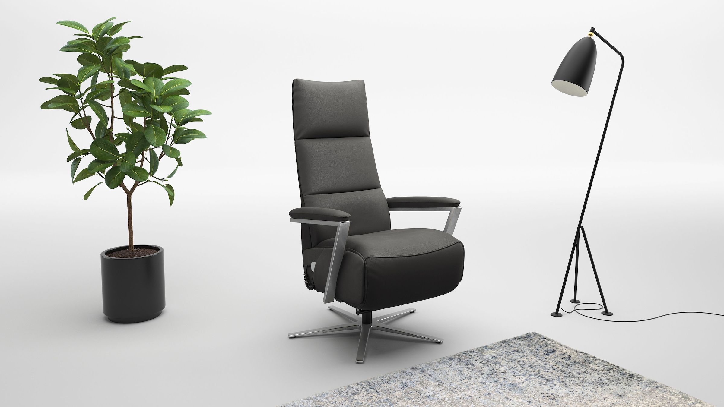 sit&more TV-Sessel »Vario Comfort, inkl. Kopfteilverstellung & 360 Grad Dre günstig online kaufen