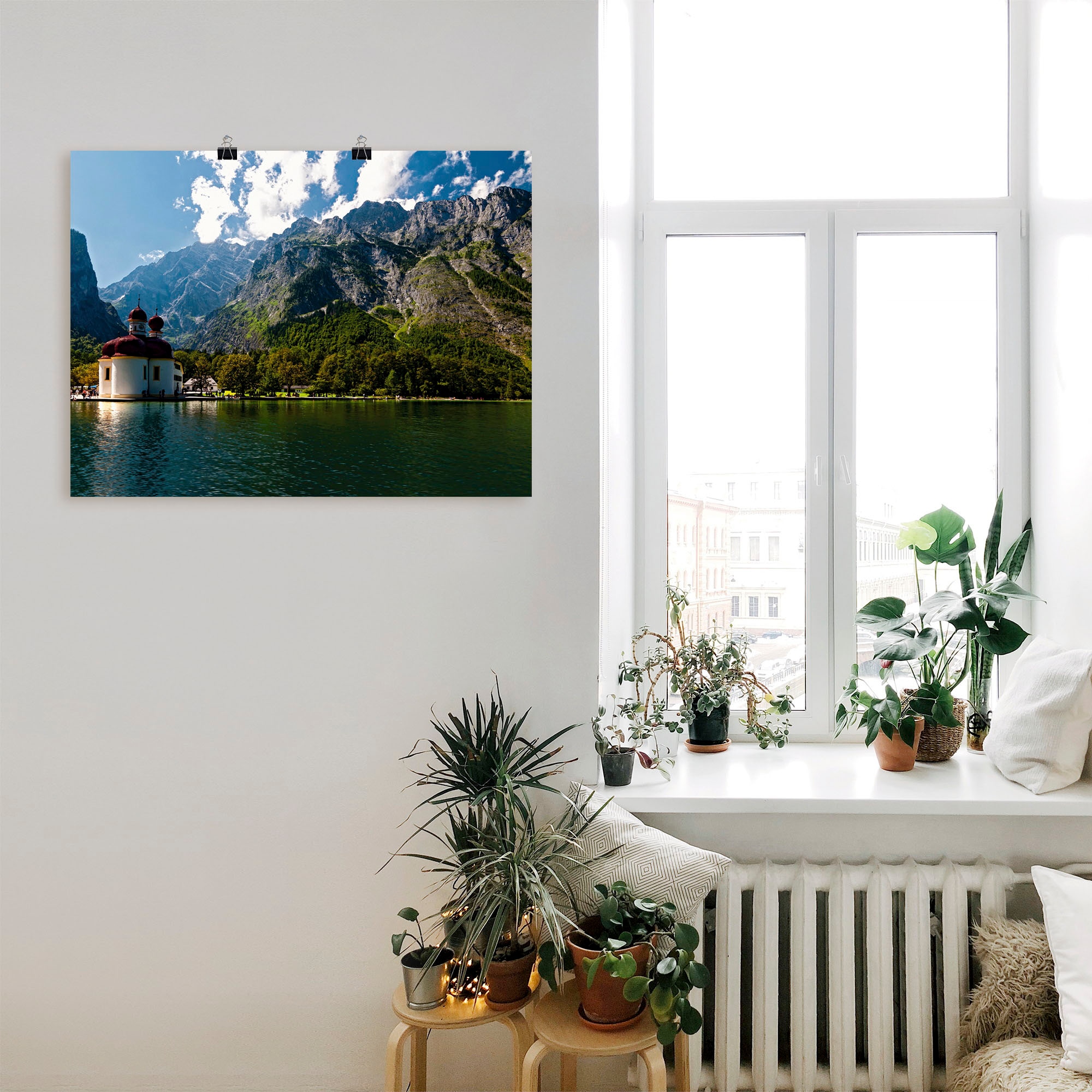 Artland Wandbild »St. Bartholomä (Königssee) I«, Berge, (1 St.), als Leinwandbild, Poster, Wandaufkleber in verschied. Größen