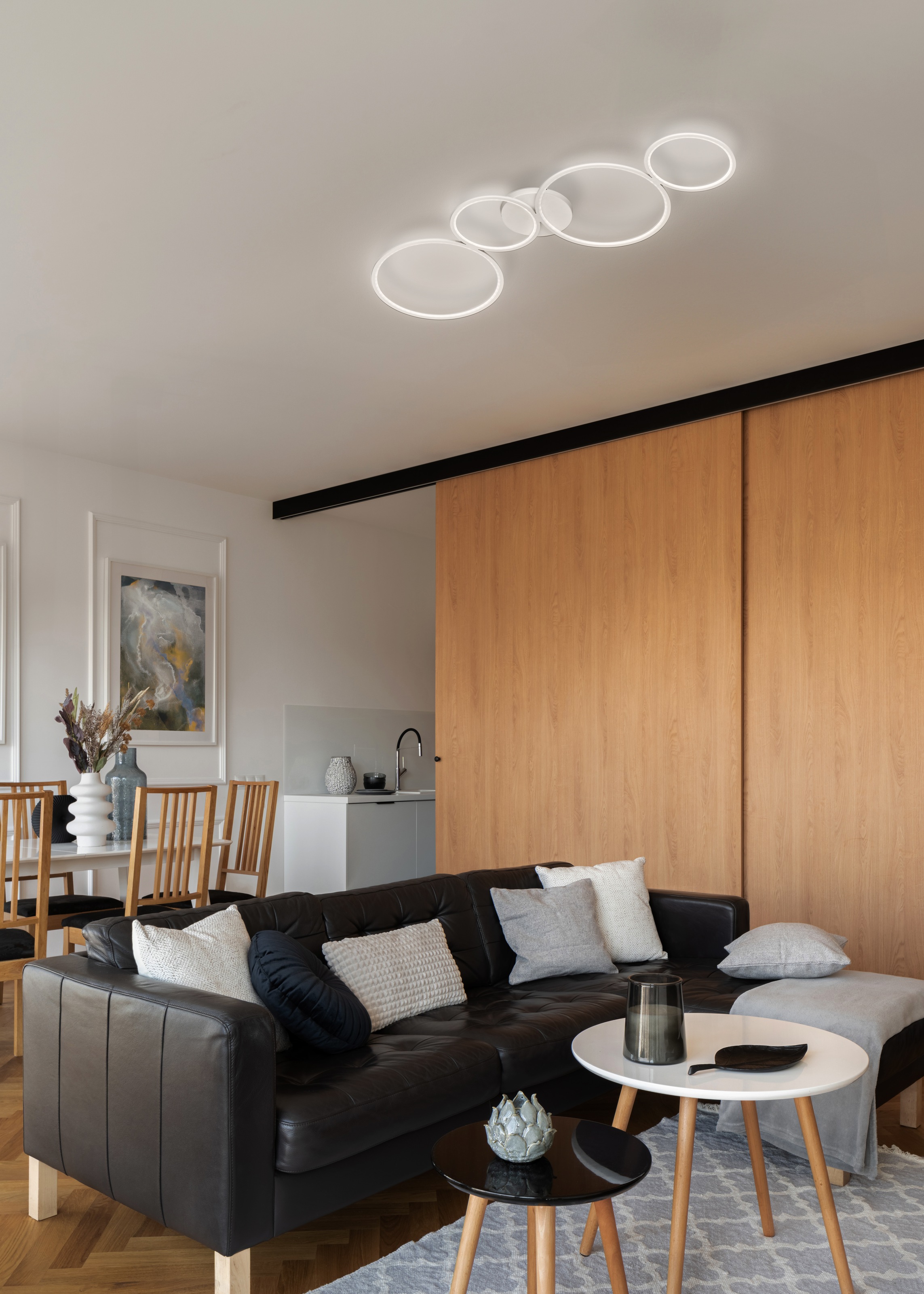 TRIO Leuchten LED Deckenleuchte »Rondo«, 4 flammig, Leuchtmittel LED-Board günstig online kaufen