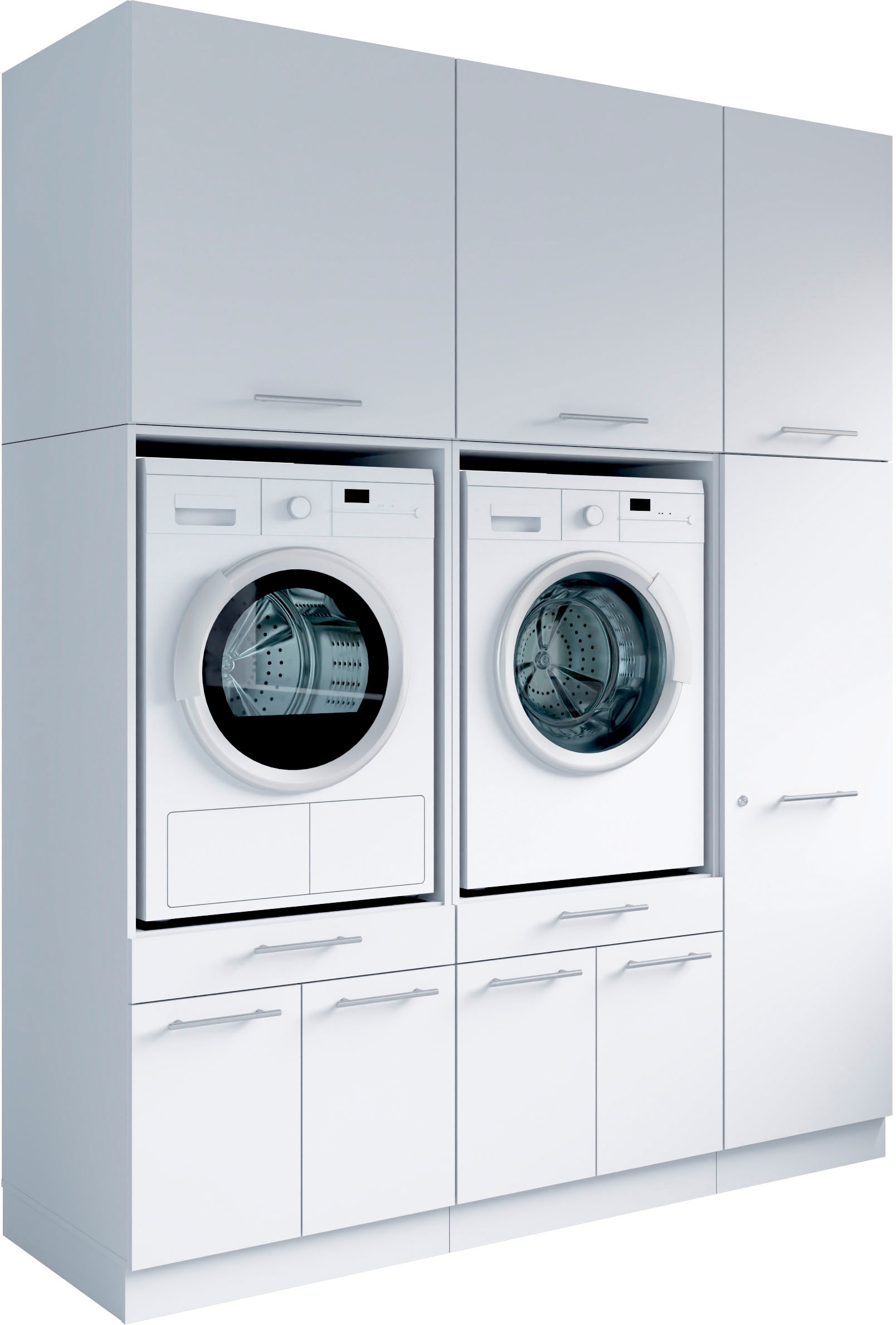 Laundreezy Mehrzweckschrank-Set »Laundreezy, 6-tlg. Mehrzweckschrank-Set B/H/T 186/238/68 cm« 6 Stk. tlg.