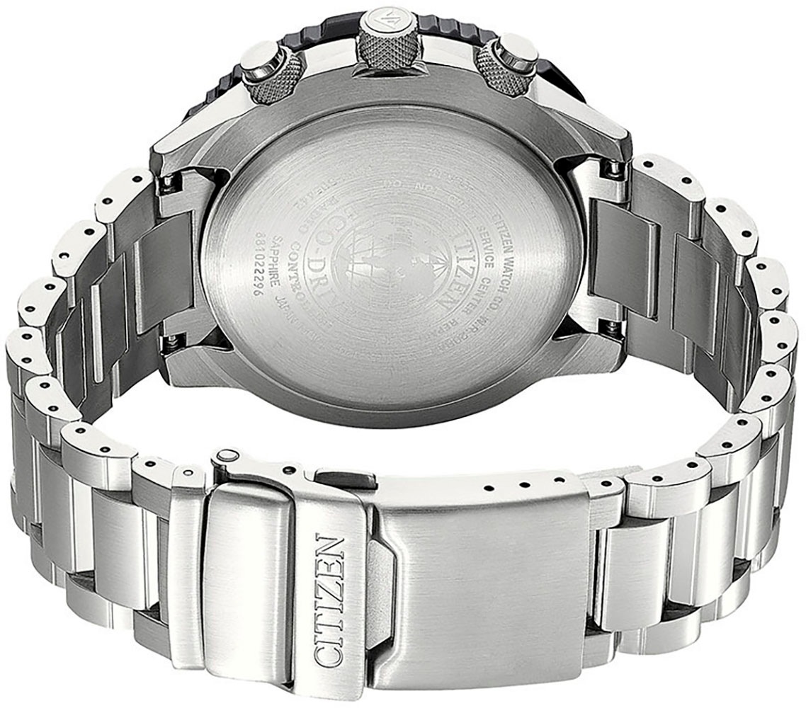 Citizen Funkchronograph »Promaster Sky«, Armbanduhr, Herrenuhr, Solar, Stoppfunktion, bis 20 bar wasserdicht