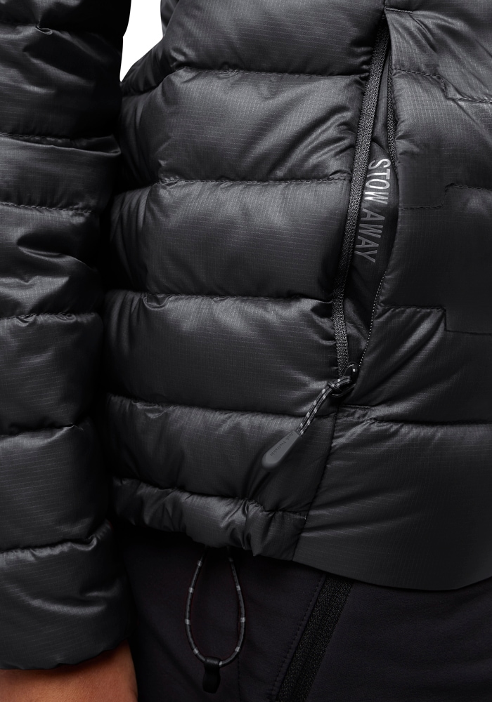 Jack Wolfskin Daunenjacke »PASSAMANI DOWN HOODY W RDS«, mit Kapuze