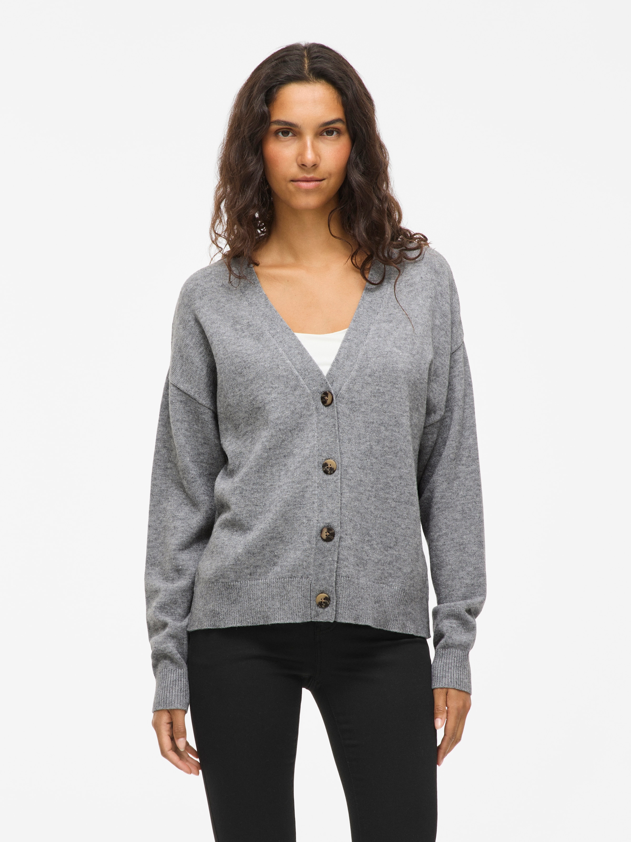 Vila Strickjacke »VIRIL V-NECK KNIT CARDIGAN - NOOS«