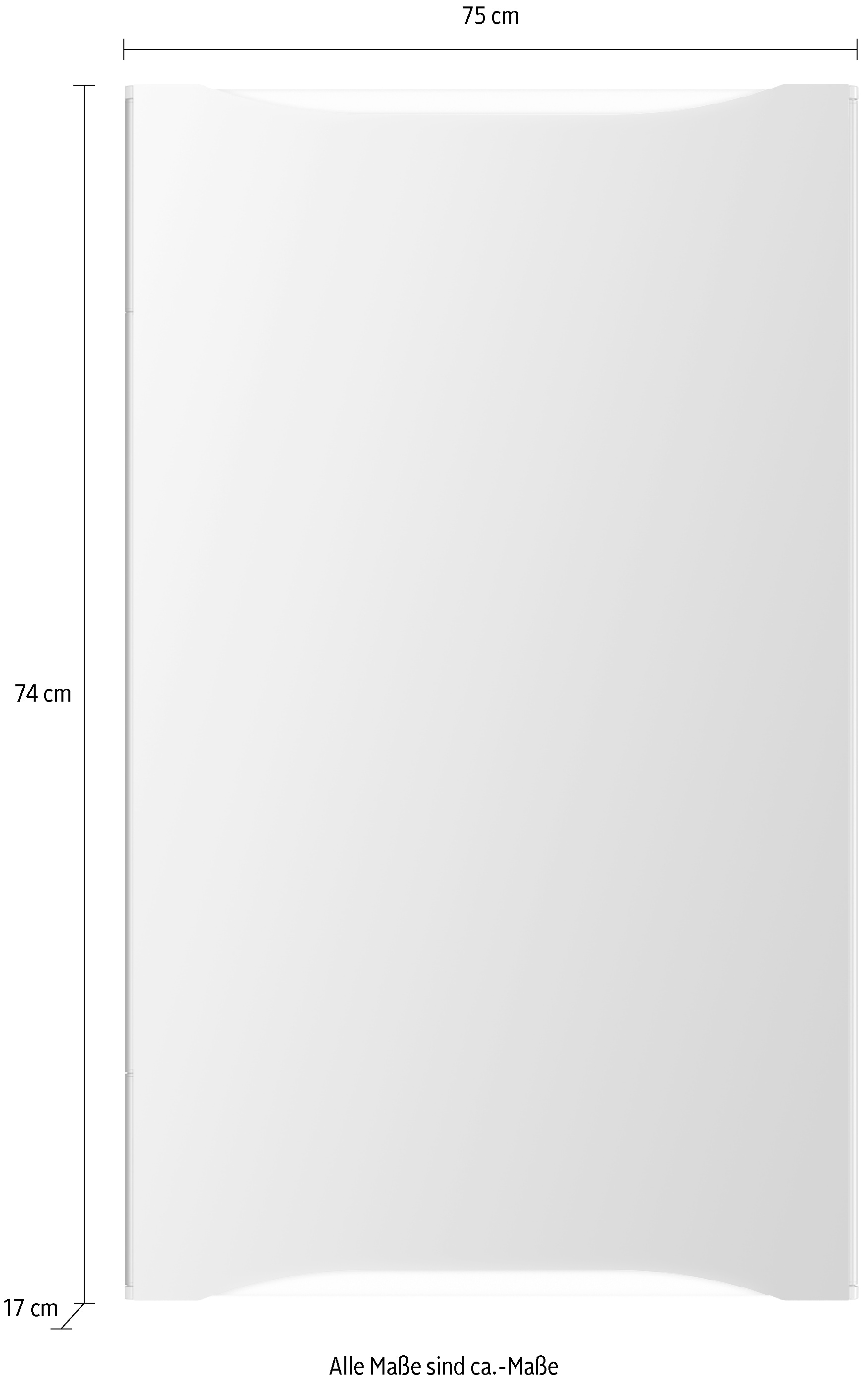 jokey Badezimmerspiegelschrank »Saron« 1 Stk. tlg. 74,7 x 73,8 cm, Tiefe 16,8 cm