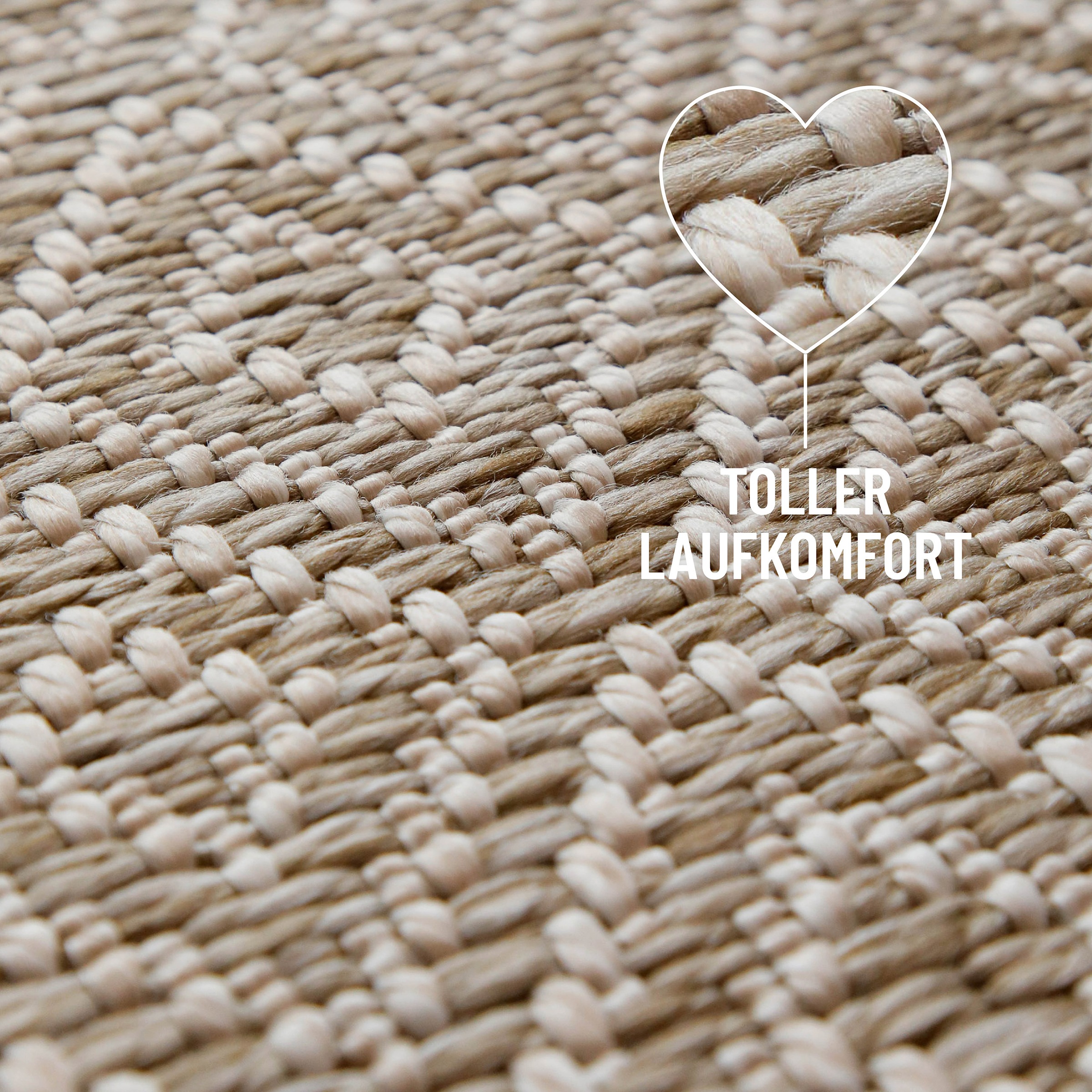 Wecon home Teppich »Miami Beach« rechteckig 5 mm Höhe günstig online kaufen