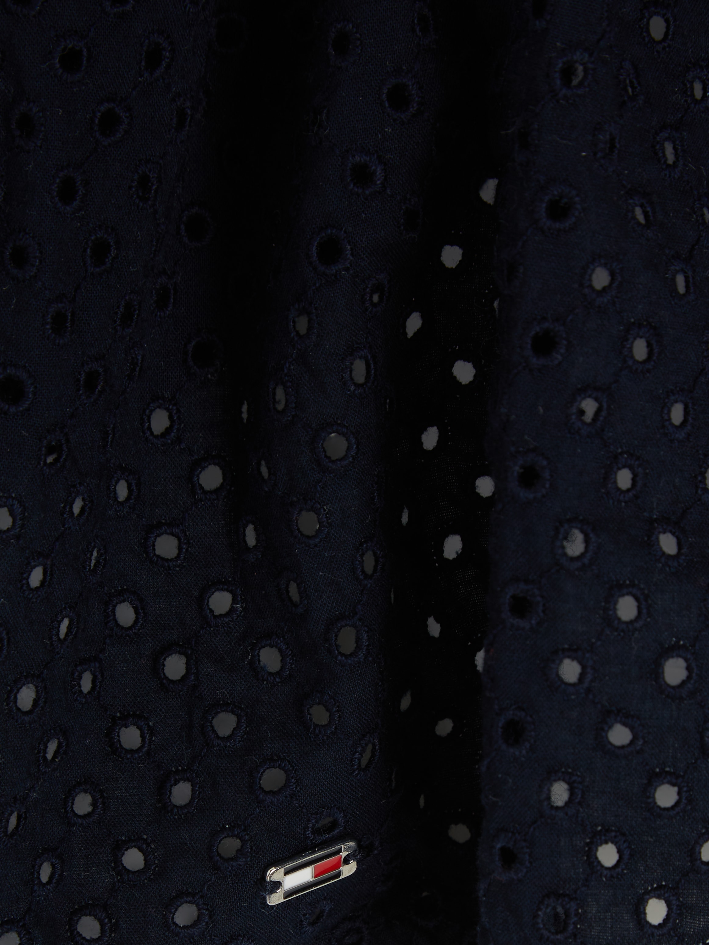 Tommy Hilfiger Volantkleid »BRODERIE ANGLAISE DRESS«, allover in Lochstickerei, mit Volants