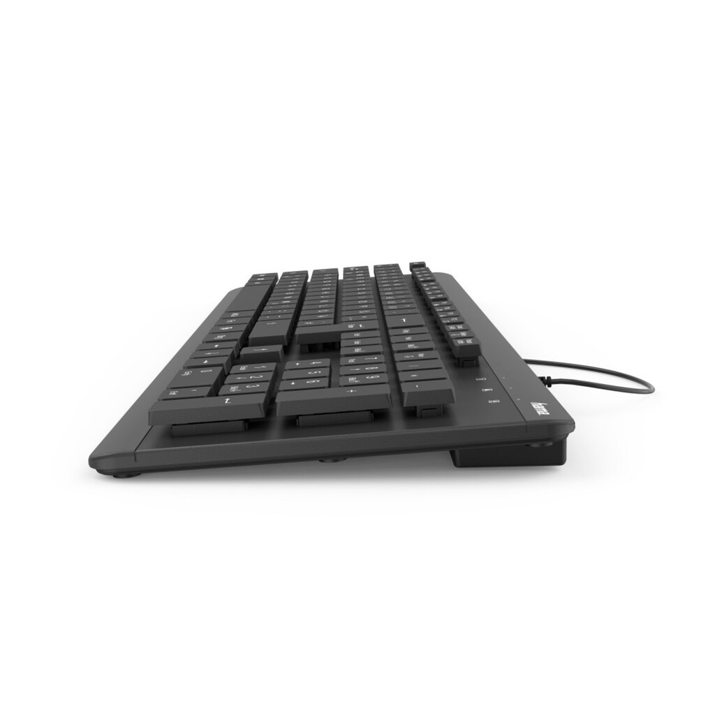 Hama Abwaschbare Tastatur "KC-600", kabelgebunden, USB-A-St