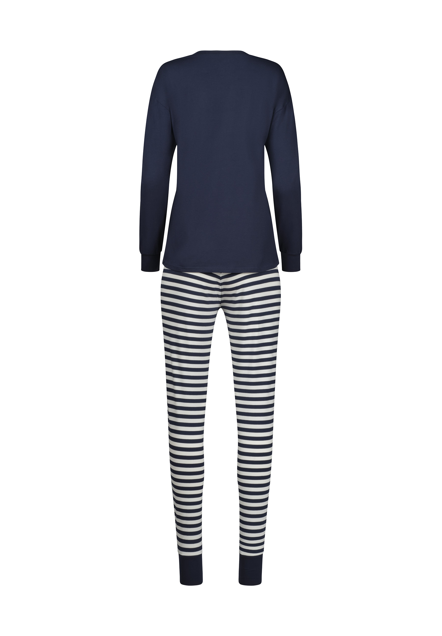 Skiny Pyjama »Night In Mix & Match« 2 Stk. tlg., mit Rundhalsausschnitt, langärmelig, breiter Bund