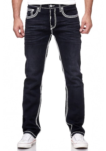 Rusty Neal Straight-Jeans »LEVIN 7«, mit trendigen Kontrastnähten kaufen