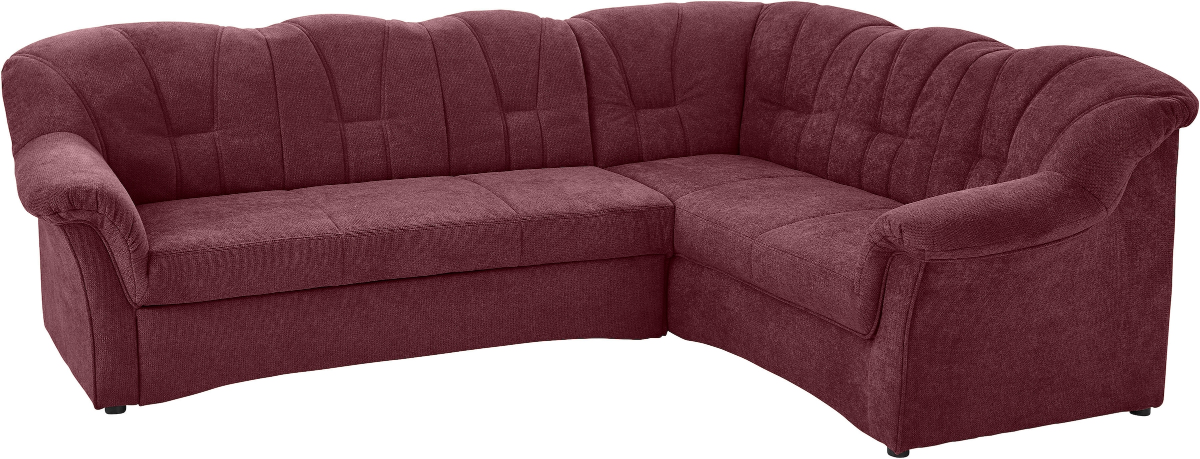 DOMO collection Ecksofa »Papenburg B/T/H: 242/190/84 cm L-Form«, wahlweise mit Bettfunktion, Langer Schenkel links oder rechts