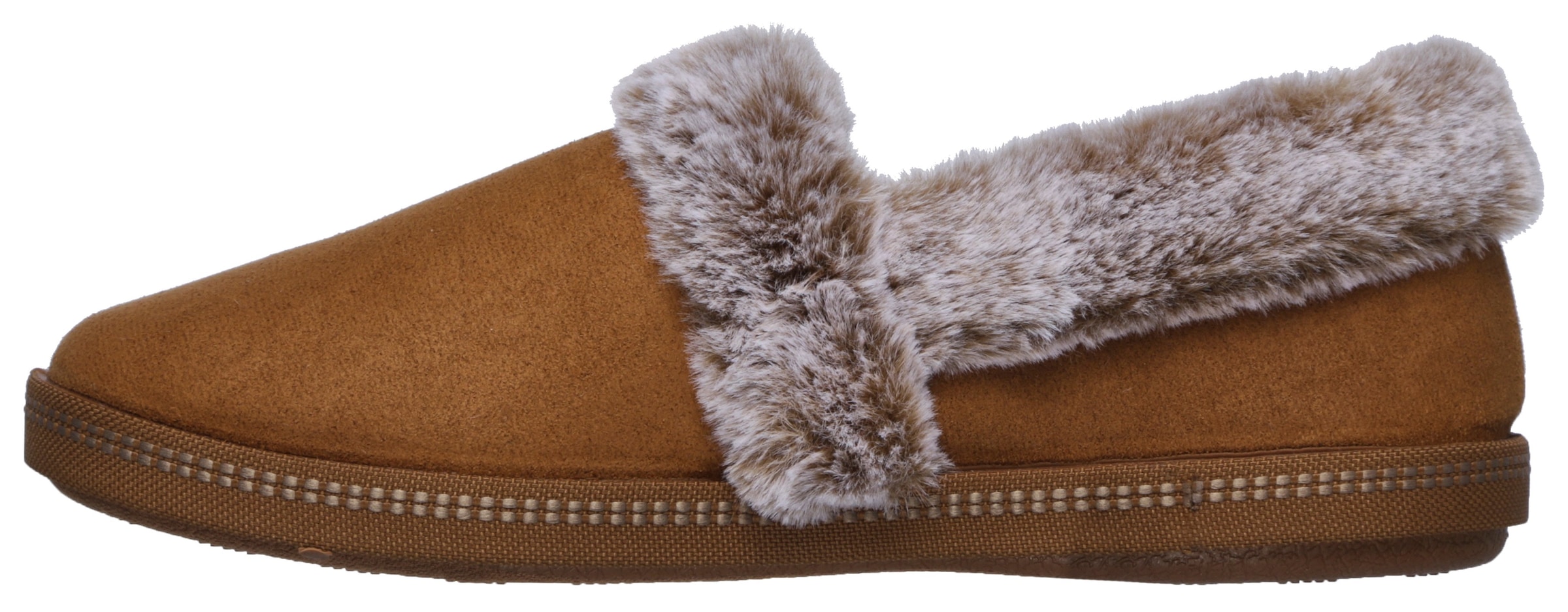 Skechers Pantoffel »COZY CAMPFIRE TEAM TOAST«, Hausschuh mit Memory Foam-Ausstattung
