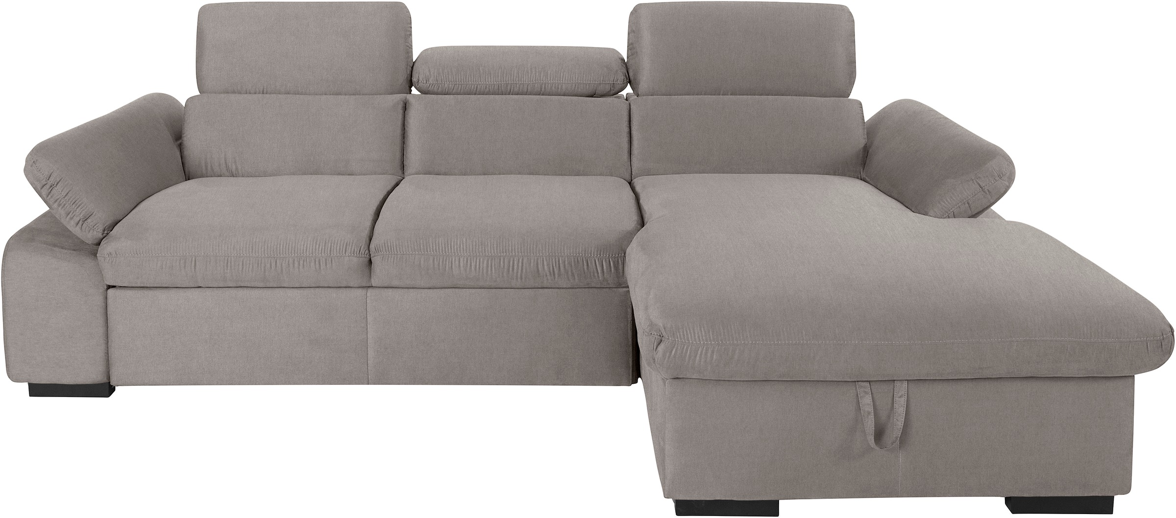 COTTA Ecksofa »Lola L-Form mit Kopfteilfunktion & Hocker« wahlweise mit Bet günstig online kaufen