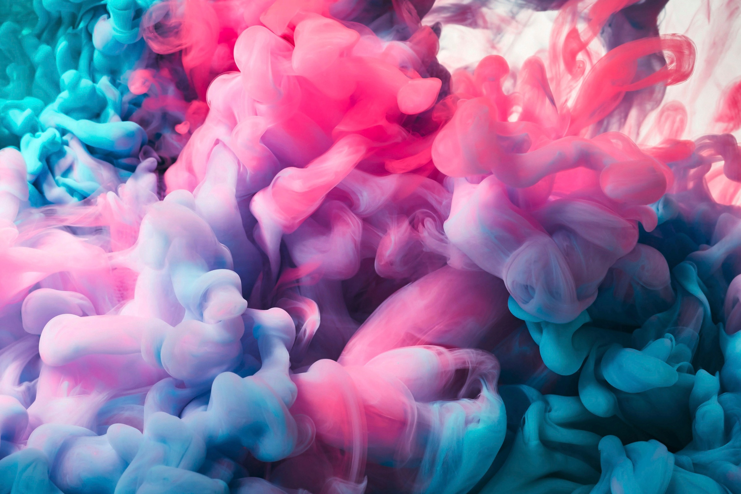 A.S. Création Leinwandbild »Colored Smoke«, Kunst-Abstrakt-Kinder, (1 St.), Bunter Rauch Keilrahmen Jungedzimmer Leinwand-Bild Wohnzimmer modern