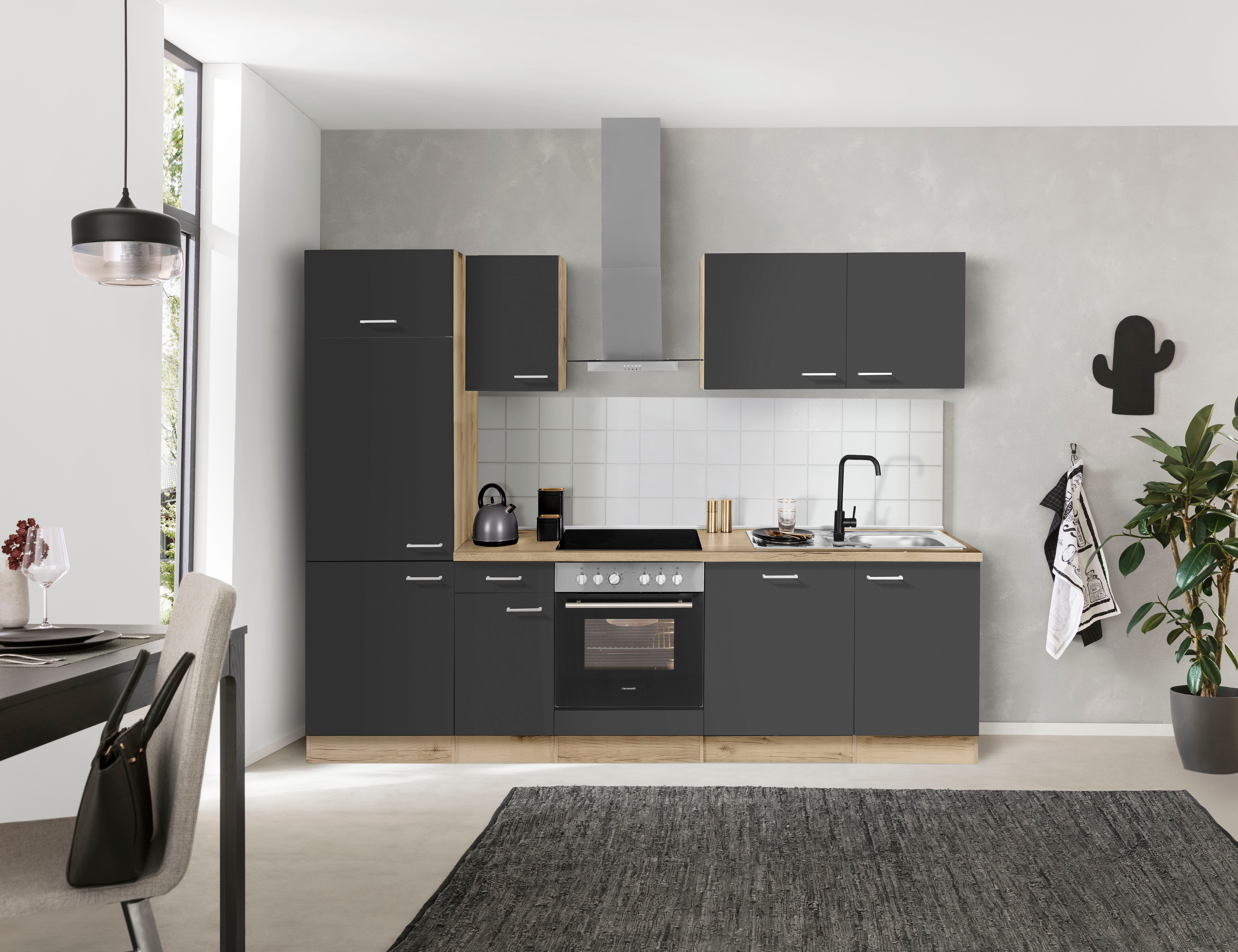 OPTIFIT Küchenzeile »Iver Breite 270 cm« mit Hanseatic E-Geräten, wahlweise günstig online kaufen