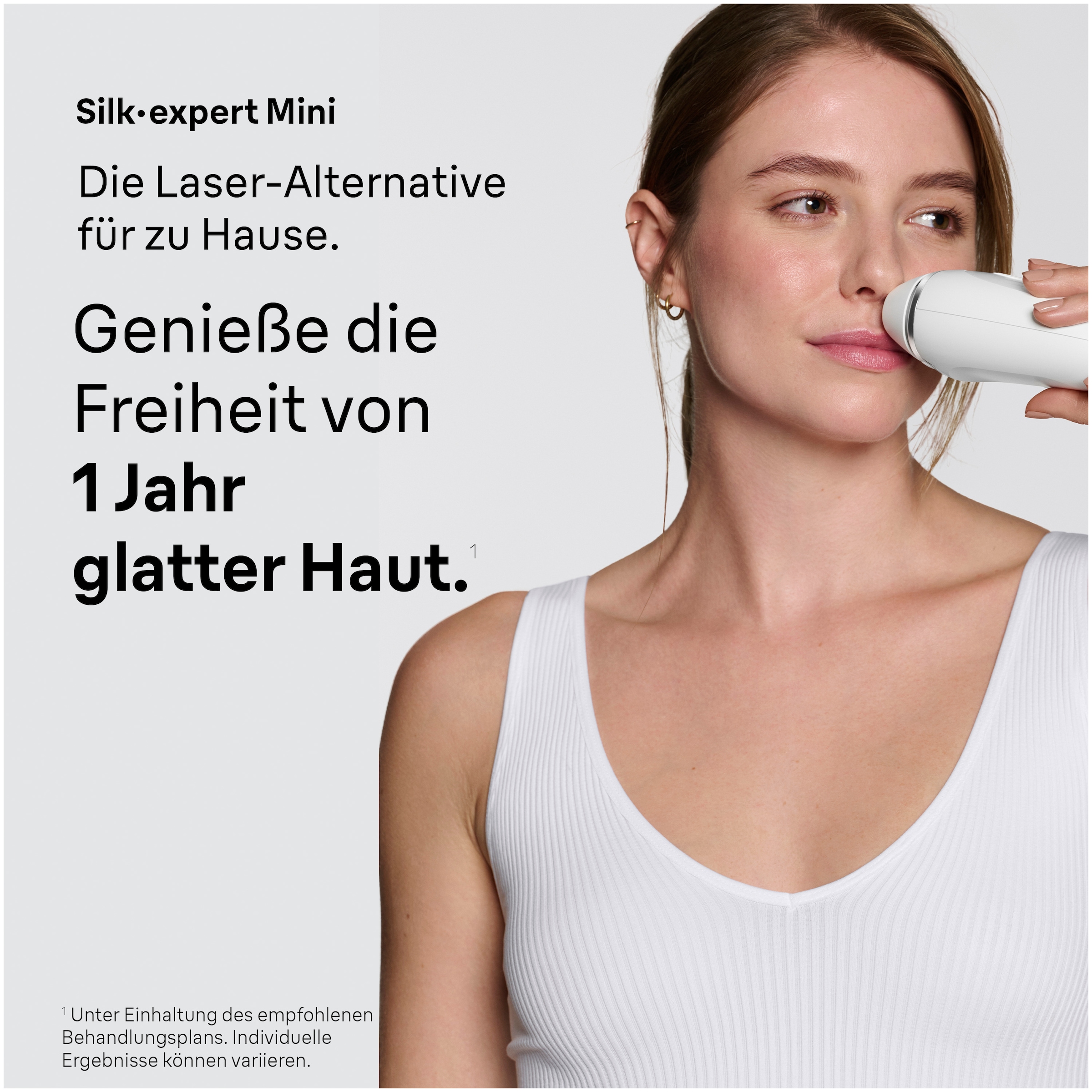 Braun IPL-Haarentferner »Silk-expert PL1115 (Modell 2026) PL1000 (Modell 2025)« 300.000 Lichtimpulse Mini-Haarentfernungsgerät, kompakte Größe für unterwegs