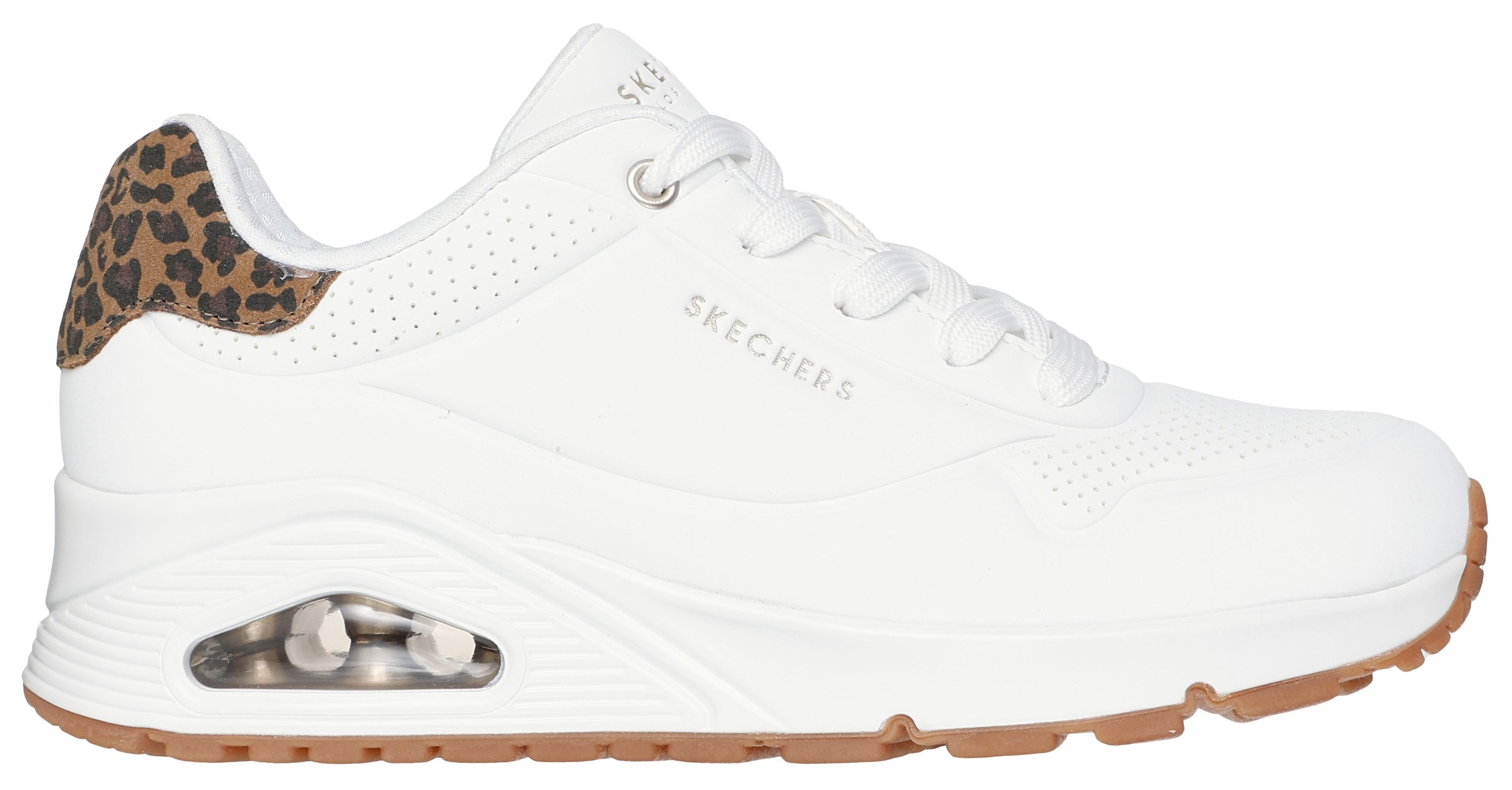 Skechers Sneaker »UNO-JUNGLE NITE«, Schnürschuh, Freizeitschuh mit Wedge-Absatz
