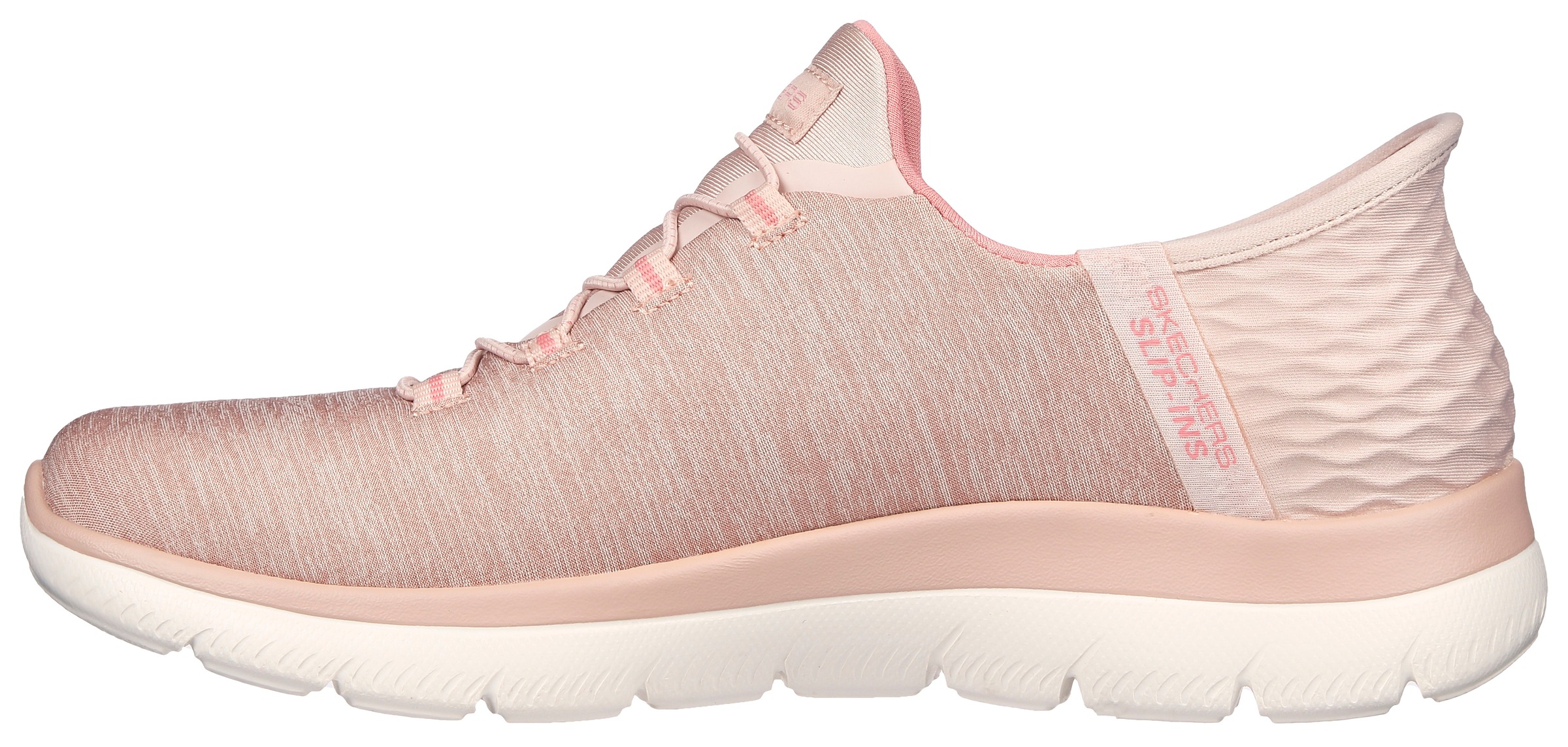 Skechers Slipper »SUMMITS DAZZLING HAZE«, Slip Ins Sneaker, Freizeitschuh mit dezenten Kontrastdetails