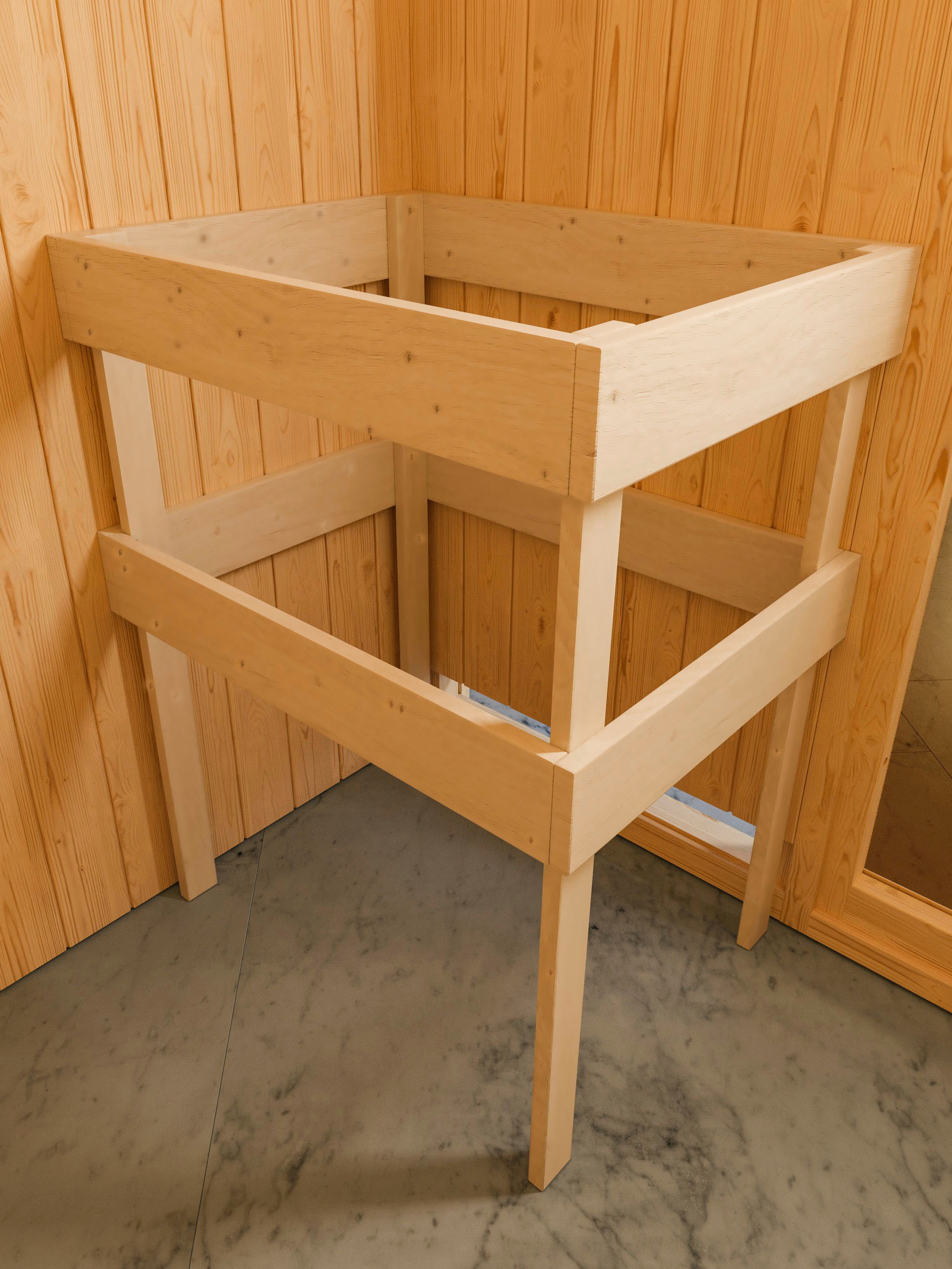 Karibu Sauna »Bellin«, ohne Ofen