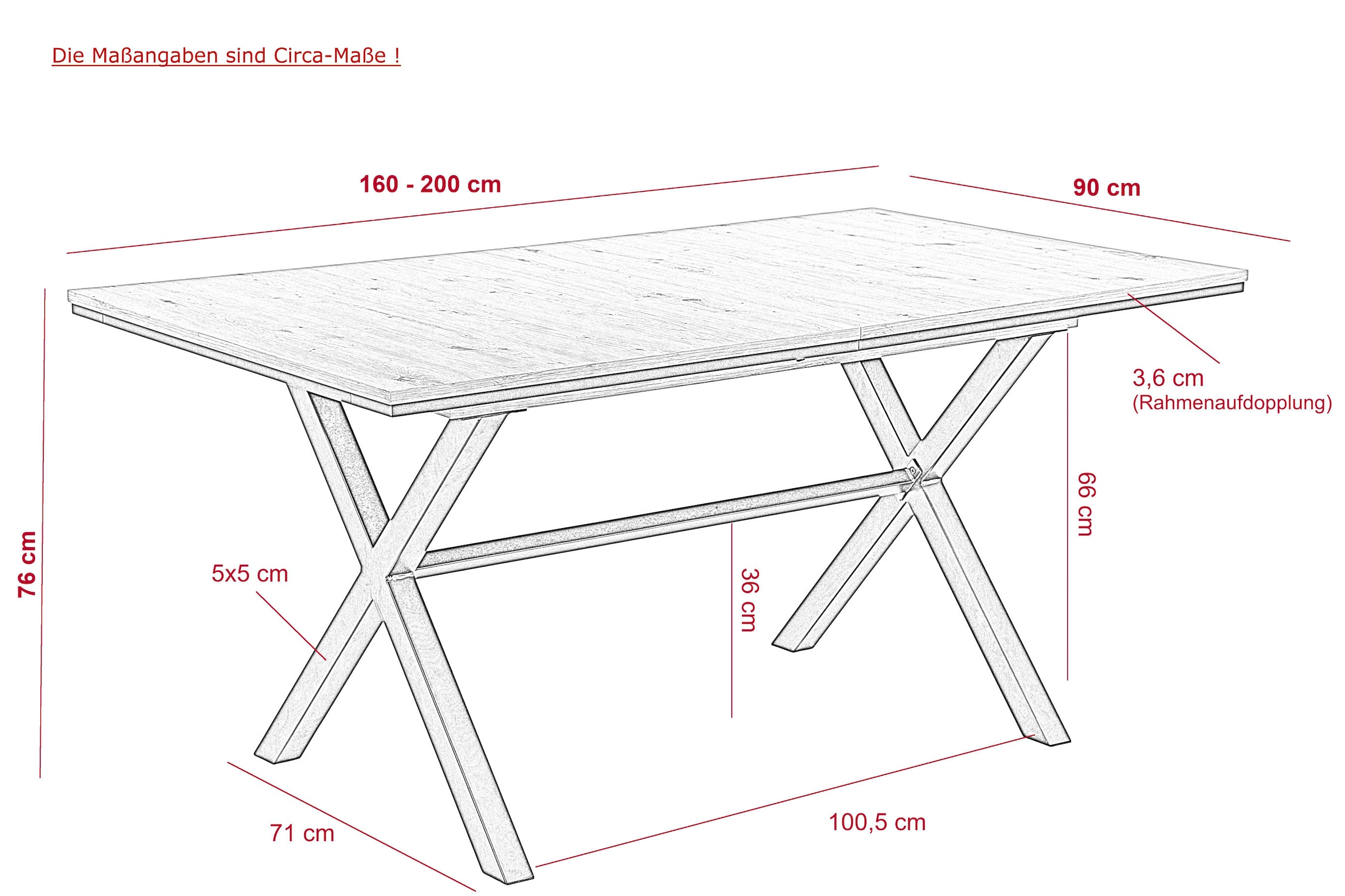 Sessel 5 360° Ausziehbar tlg.), HELA cm, »Karina«, - kaufen Essgruppe (Set, 200 drehbar 160 online