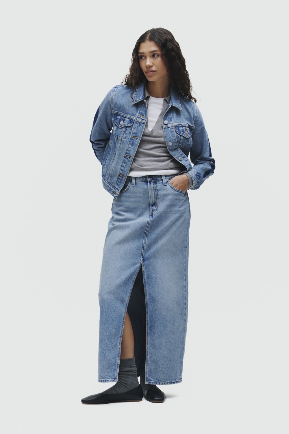 Levi's® Jeansrock »Ankle Column Skirt«