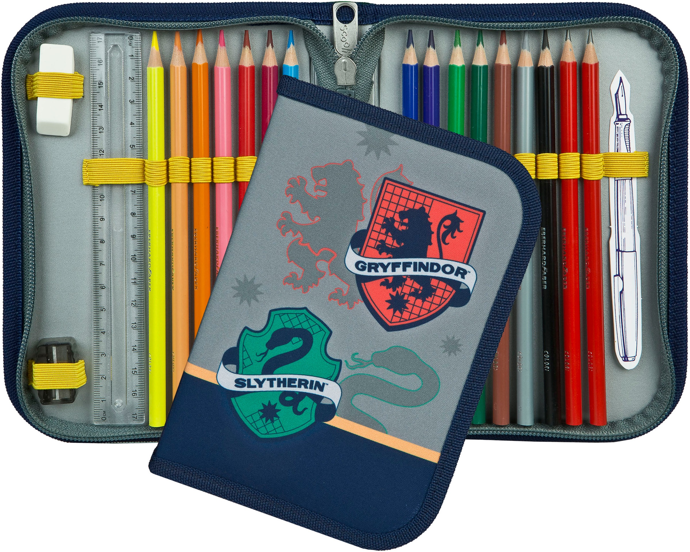 Scooli Schulranzen »EasyFit, Harry Potter Hogwarts«, Reflektoren