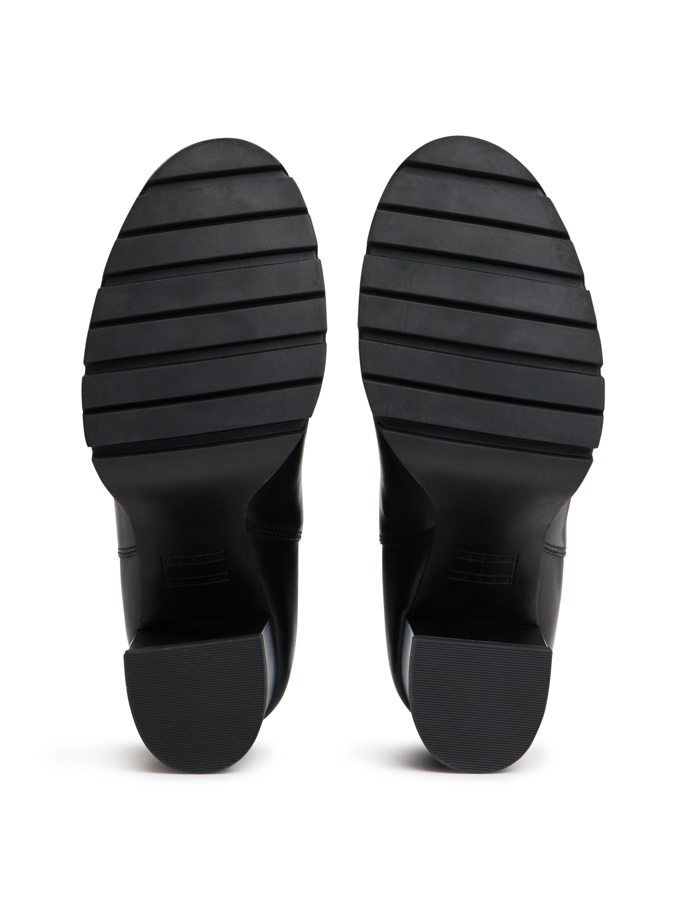 Tommy Jeans Chelseaboots »TJW CHELSEA HIGH HEEL BOOTS«  Ankle Boots, Plateaustiefeletten mit Stretcheinsatz und Logoflagge