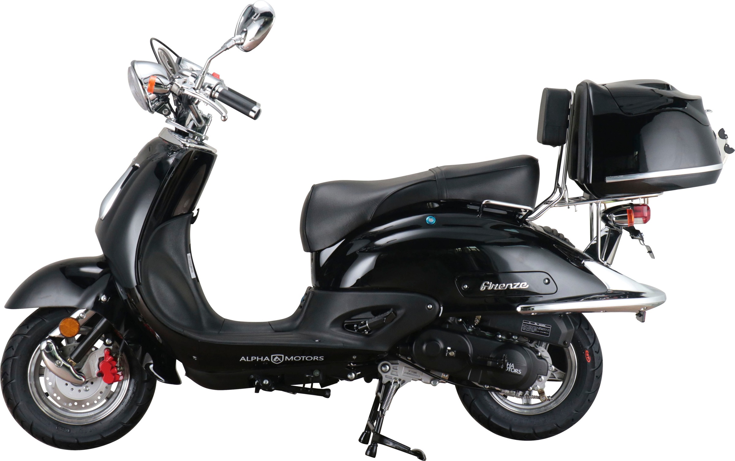 Alpha Motors Motorroller »Retro Firenze«, 125 cm³, 85 km/h, Euro 5+, 8,29 PS, (Spar-Set, mit Topcase), mit Lenkerschloss