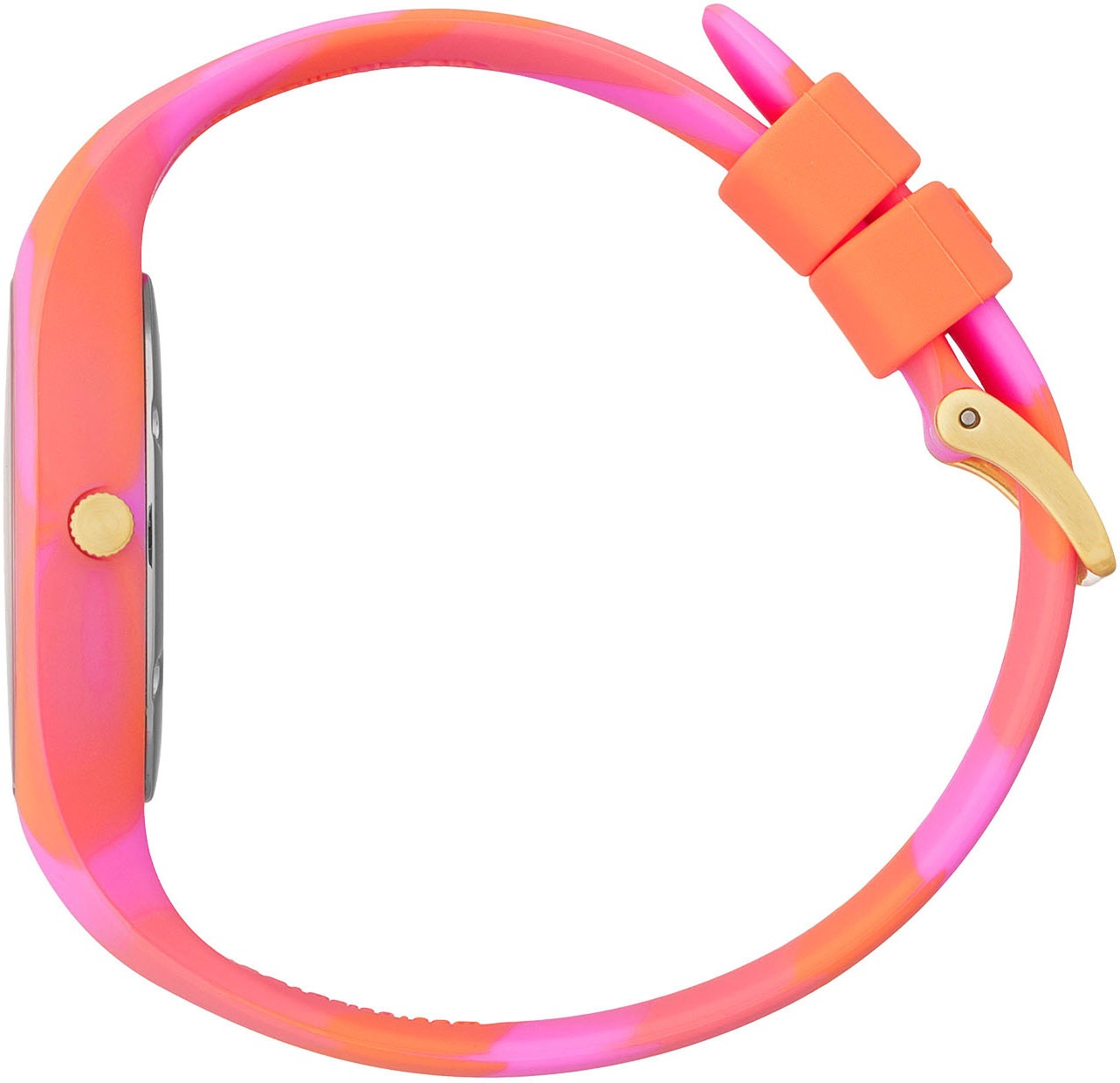 ice-watch Quarzuhr »ICE tie and dye - Small - 3H«, Armbanduhr, Damenuhr, Mineralglas, analog, Silikonarmband