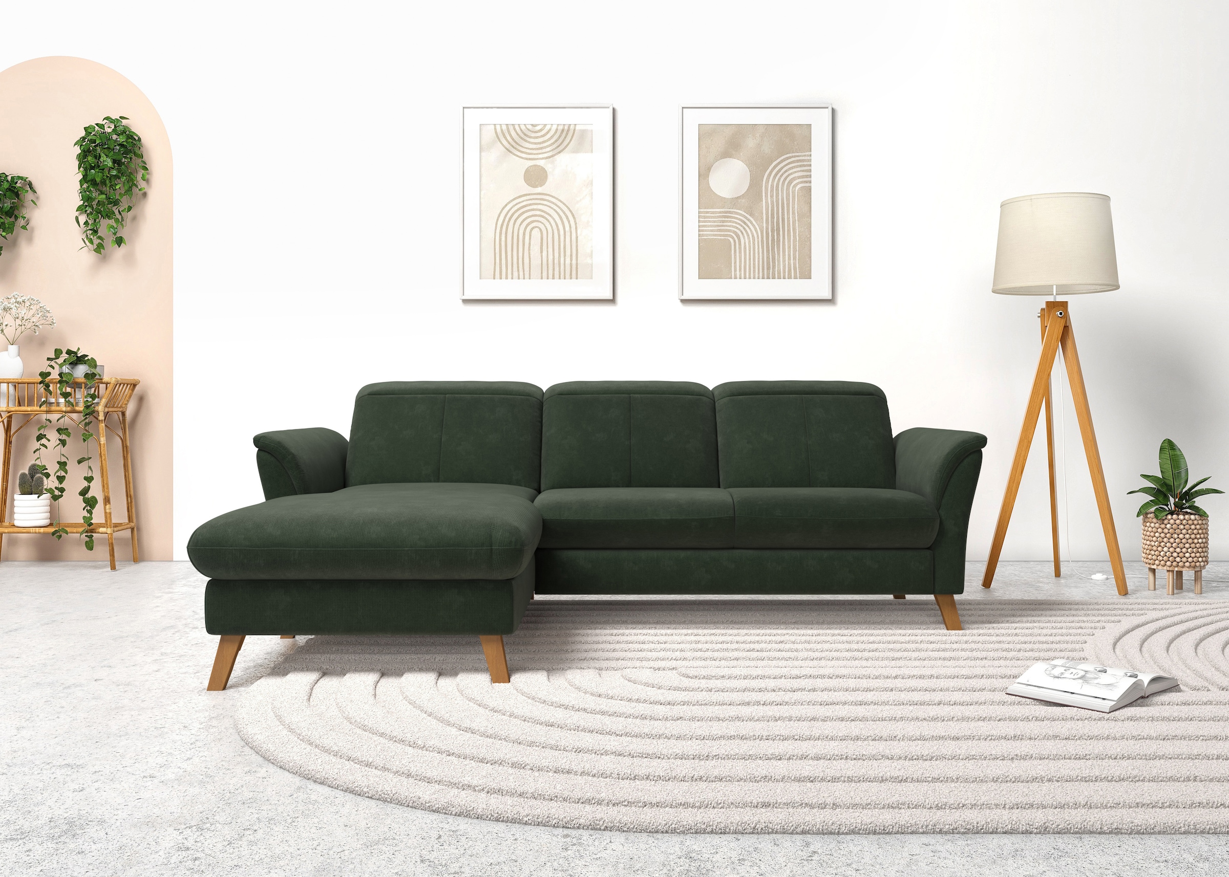 sit&more Ecksofa "Romero L-Form", wahlweise mit oder ohne Relax-Funktion, B günstig online kaufen