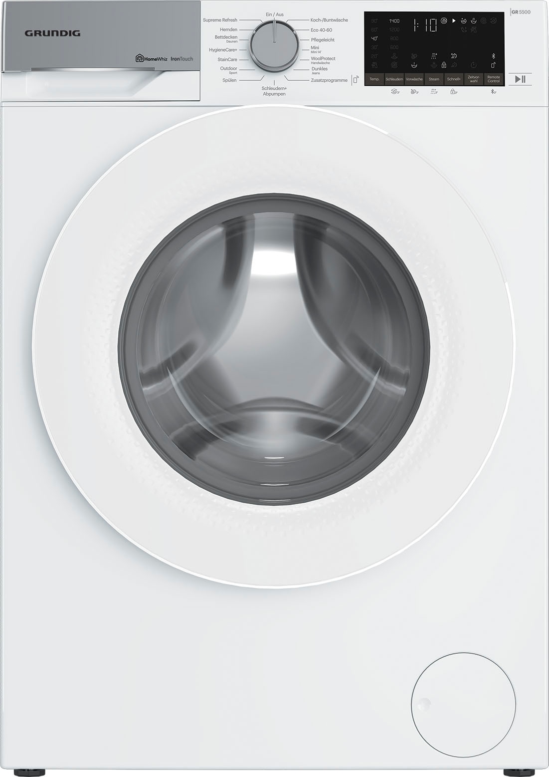 Grundig Waschmaschine »GW5P59415W«, GW5P59415W, 9 kg, 1400 U/min online bei | Frontlader