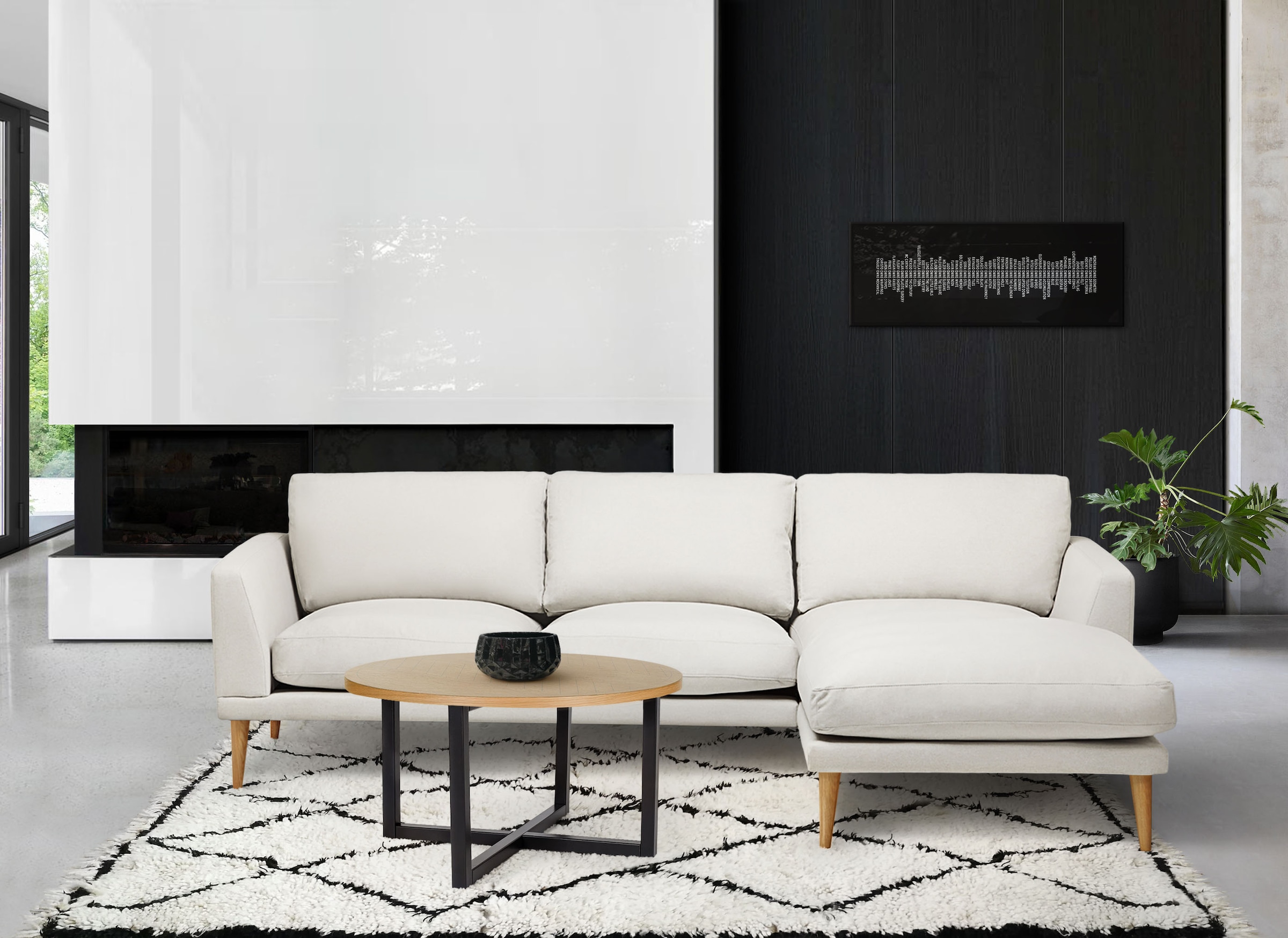 Woodman Couchtisch »Camden« aus teilmassiver Birke, Breite 80 cm, FSC®-zert günstig online kaufen