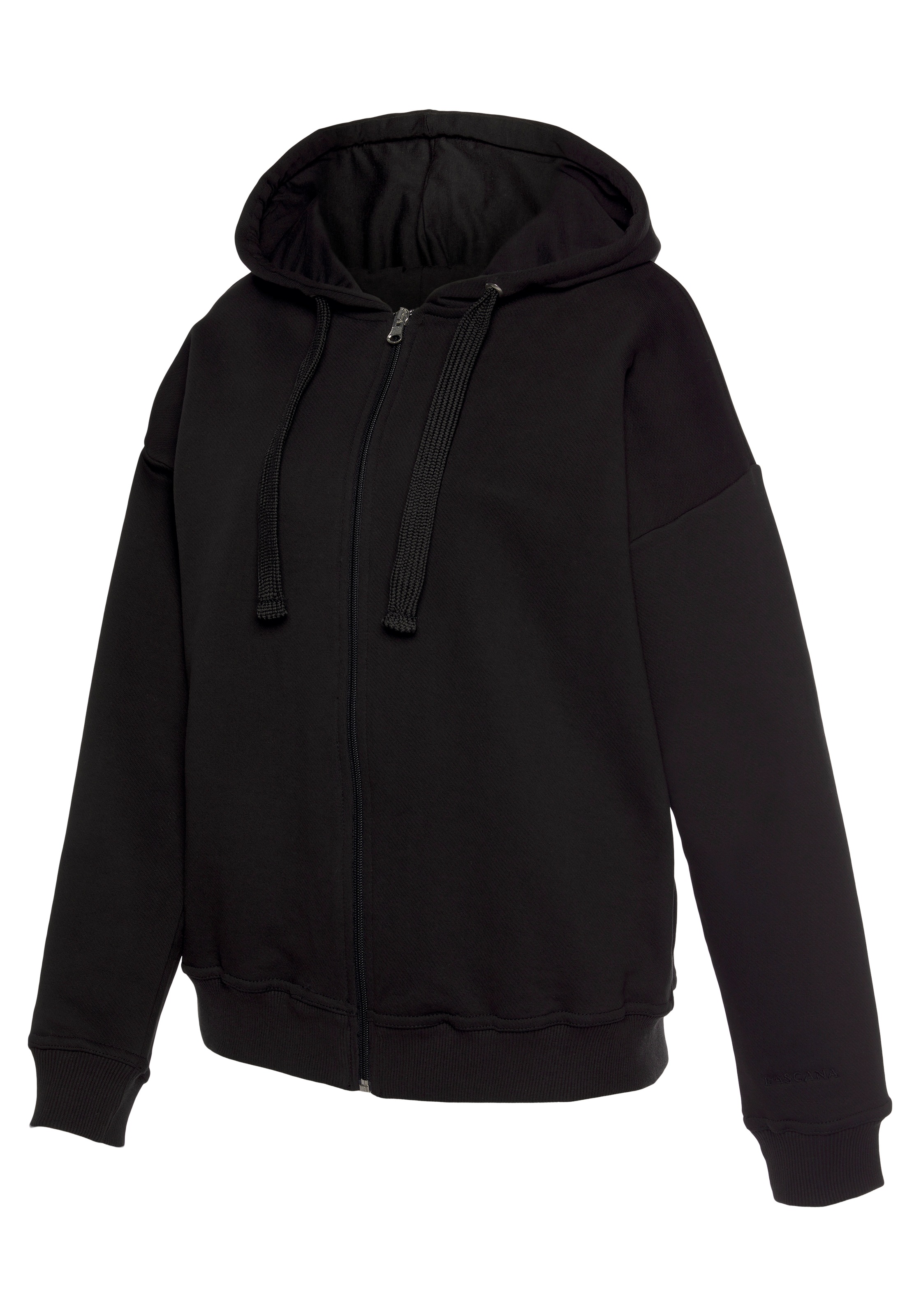 LASCANA Sweatjacke »-Loungejacke«, aus organischer Baumwolle, Loungewear