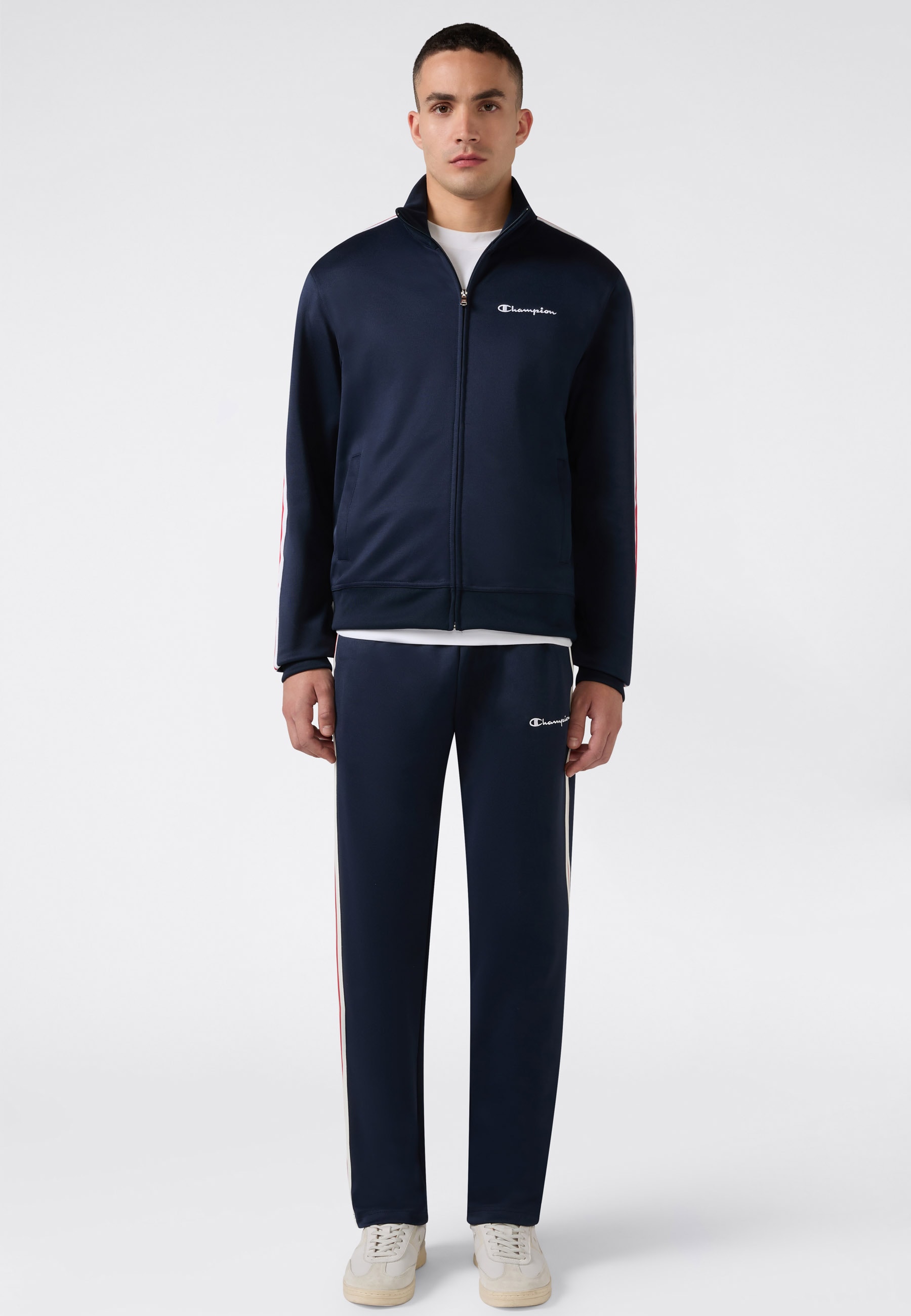 Champion Sweatshirt »SPORTWEAR TRACK TOP Standard Fit«, mit sportlicher Optik, Standard Fit, aus Polyester und Baumwolle
