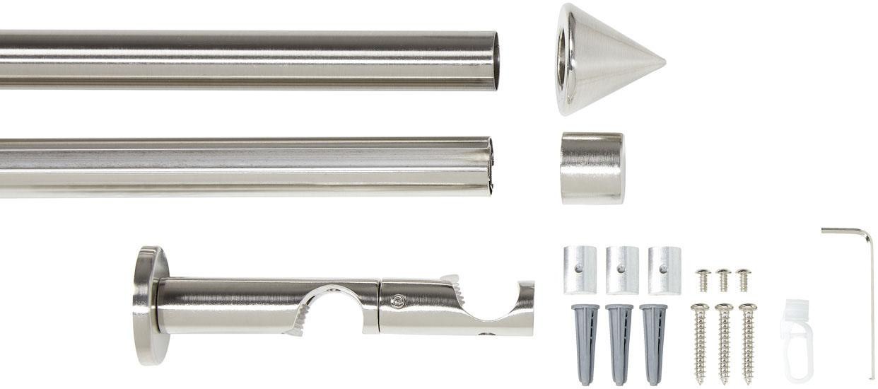 Good Life Kombi-Vorhangstange »Punta« Ø 20 mm 2 läufig-läufig Fixmaß günstig online kaufen