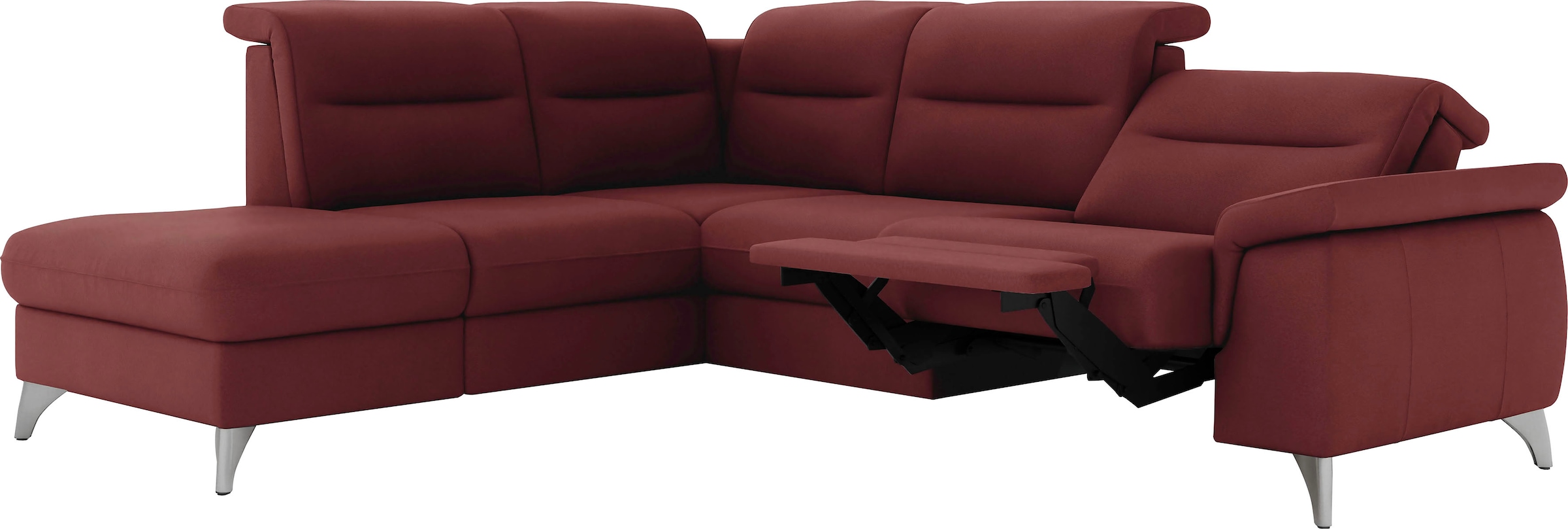 sit&more Ecksofa »Astoria L-Form«, wahlweise mit motorischer Relaxfunktion