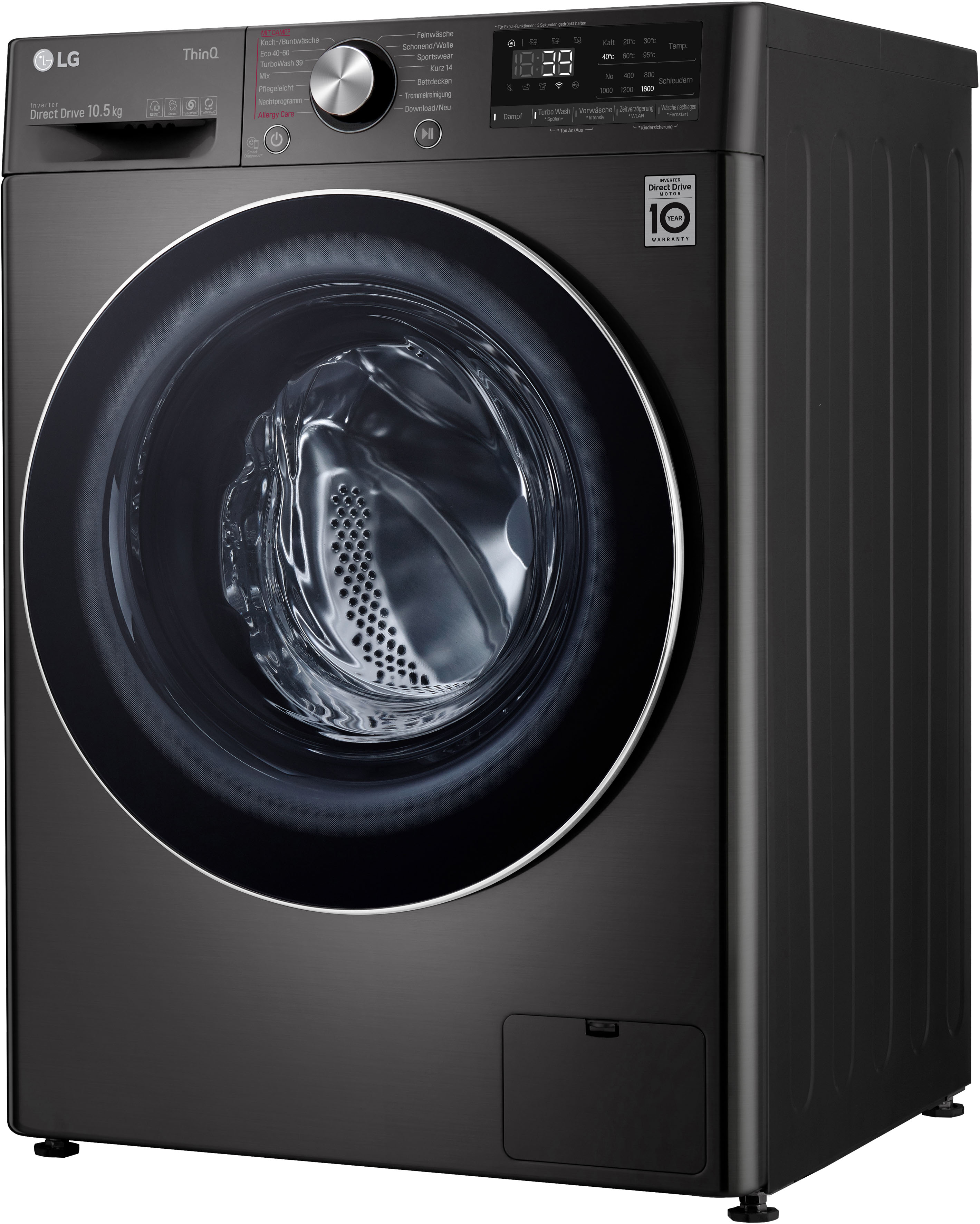 LG Waschmaschine »F6WV710P2S«, F6WV710P2S, 10,5 kg, 1600 U/min günstig online kaufen