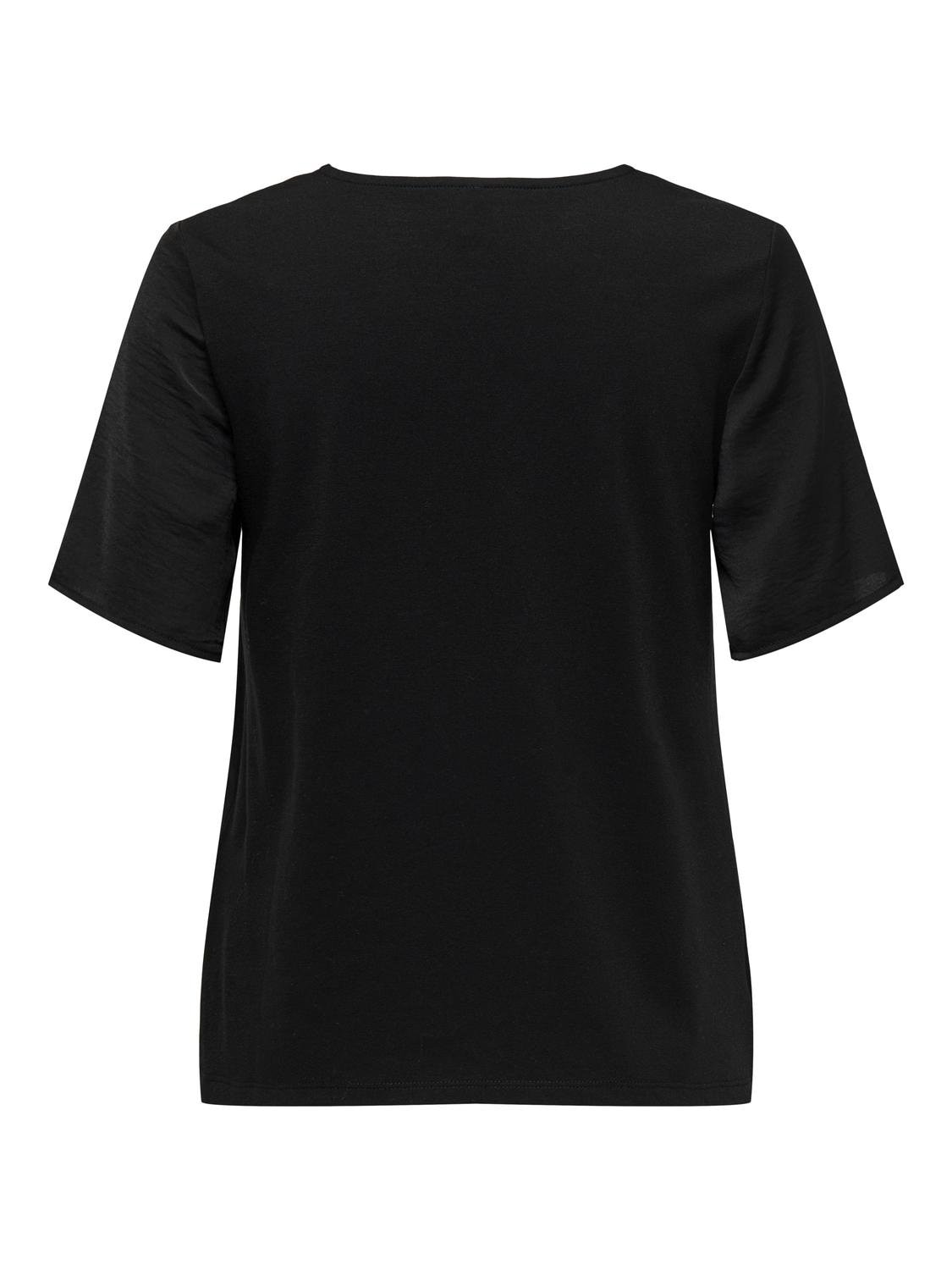 ONLY V-Shirt »ONLAVA LIFE S/S CHAIN V-NECK TOP JRS«