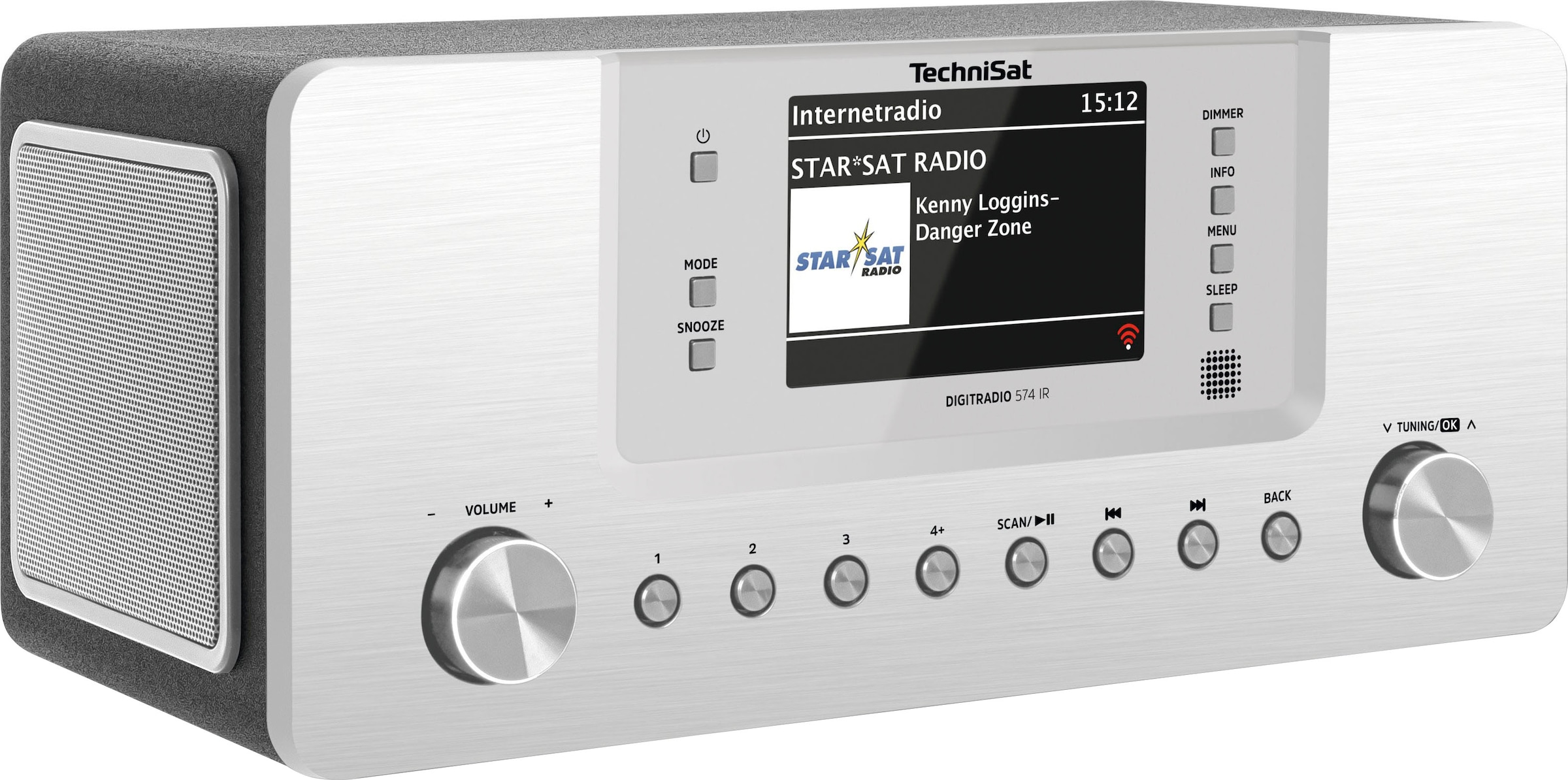 TechniSat Radio »DIGITRADIO 574 IR«, (Bluetooth-A2DP Bluetooth-AVRCP Bluetooth-WLAN Digitalradio (DAB+)-UKW mit RDS-Internetradio 10 W)