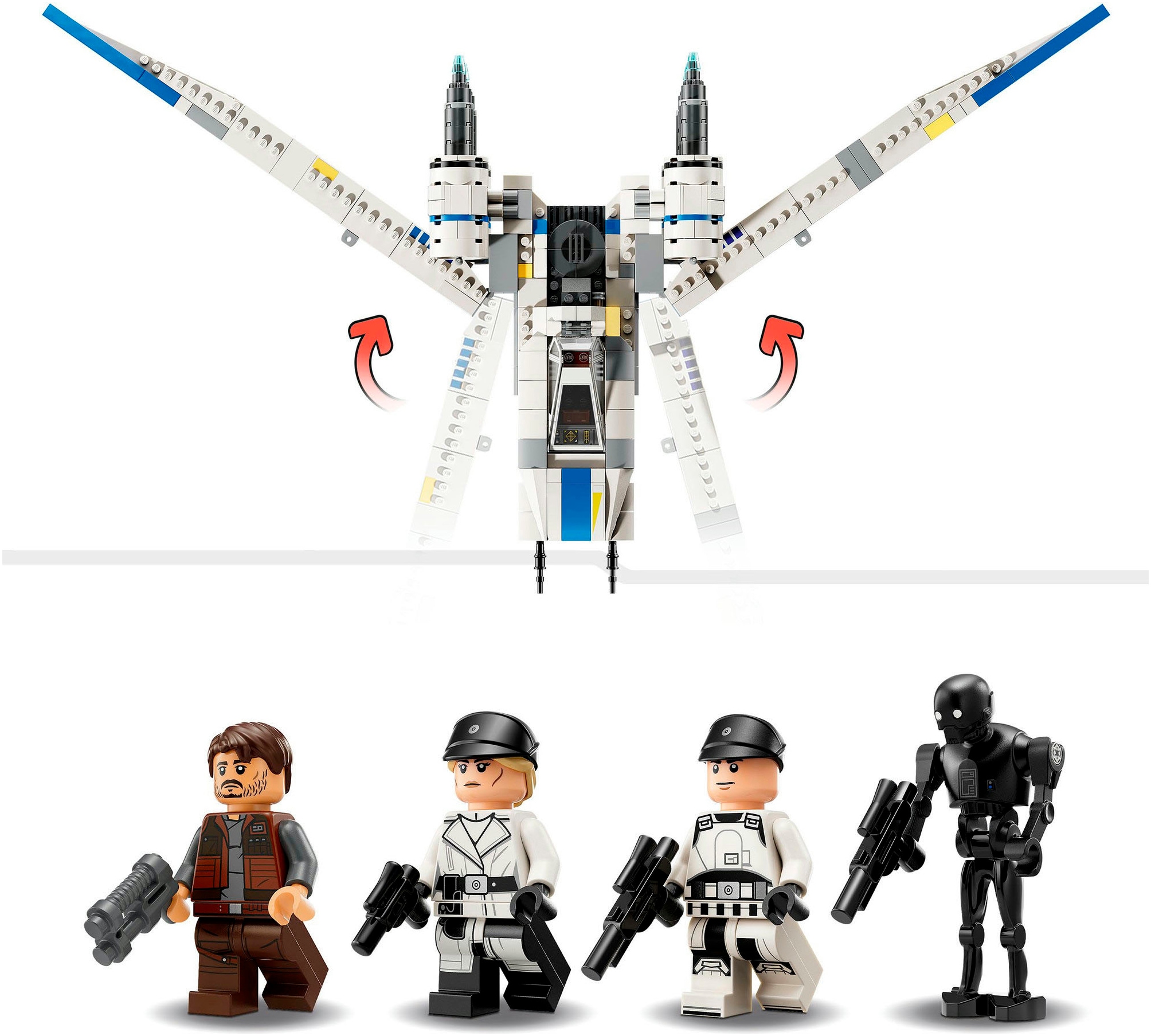 LEGO® Konstruktionsspielsteine »Rebel U-Wing Starfighter (75399), LEGO Star Wars ™«, (594 St.), Made in Europe