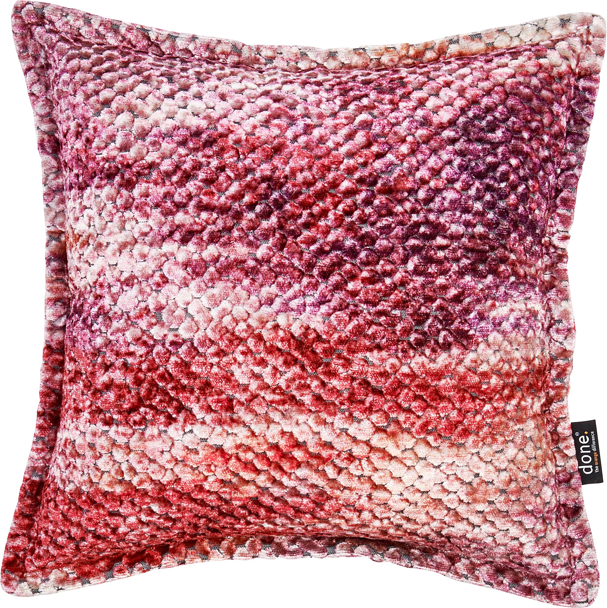 done.® Dekokissen »Glam Colour«, Reißverschluss, Ohne Füllung, meliert günstig online kaufen