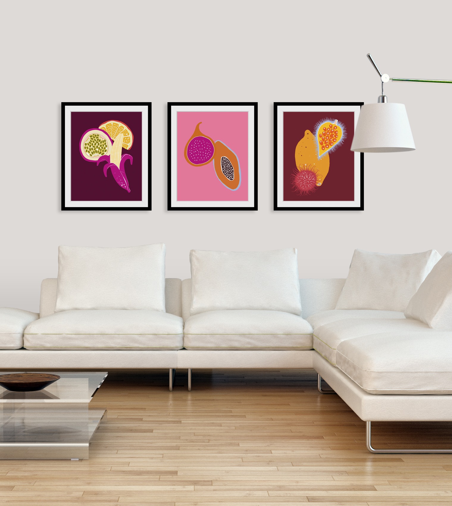 queence Bild »June«, Obst-Obst Bilder-Kunst-Lebensmittel, HD Premium Poster günstig online kaufen