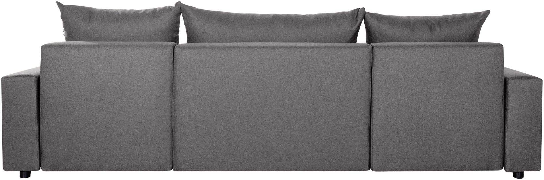 COLLECTION AB Wohnlandschaft »Pico U-Form, Breite 252, mit Armlehne Schlaffunktion, Bettkasten«, Wohnlandschaft,2 X Ottomane,Polyätherschaum Polsterung