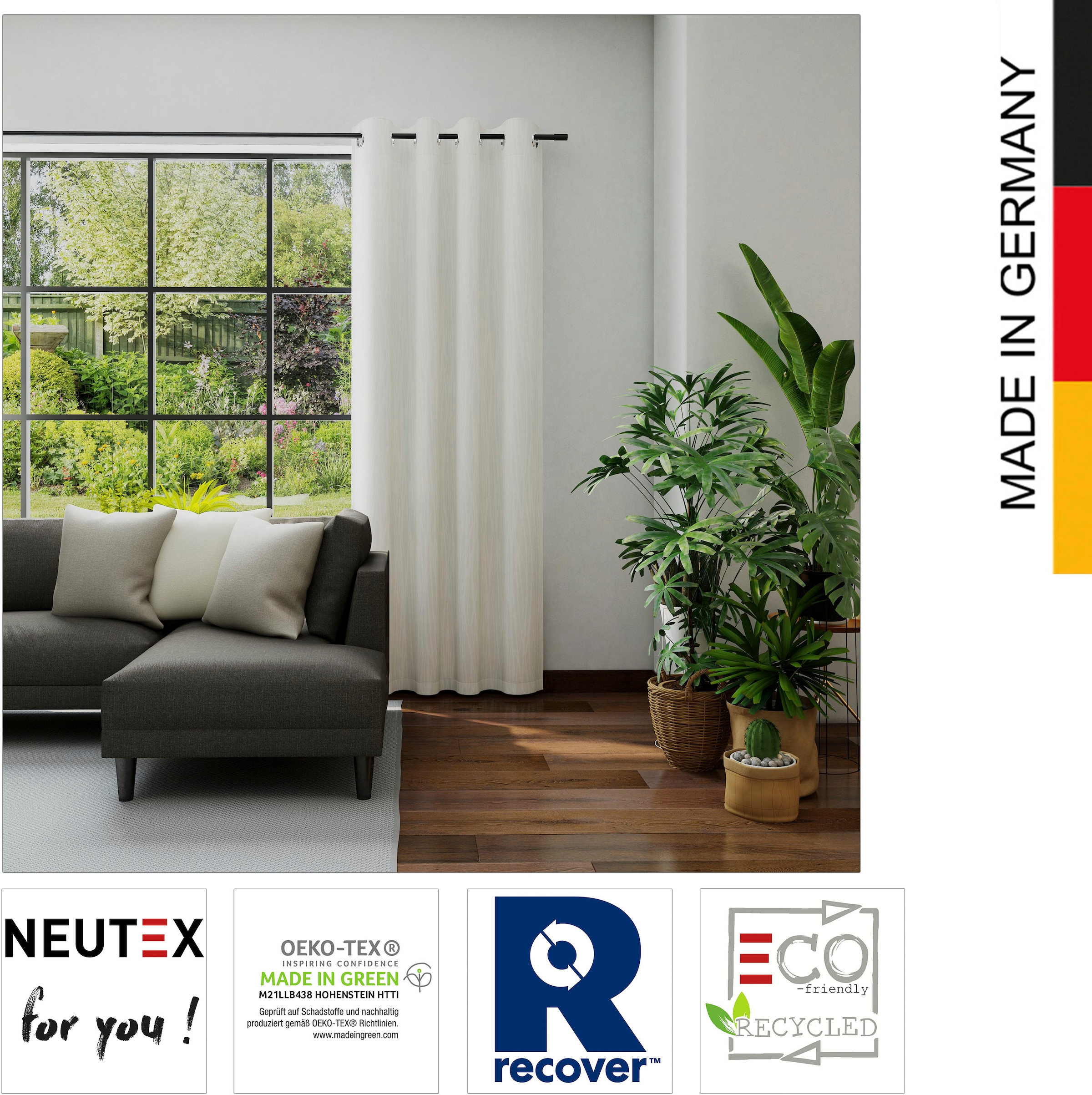 Neutex for you! Vorhang »David Eco«, (1 St.)