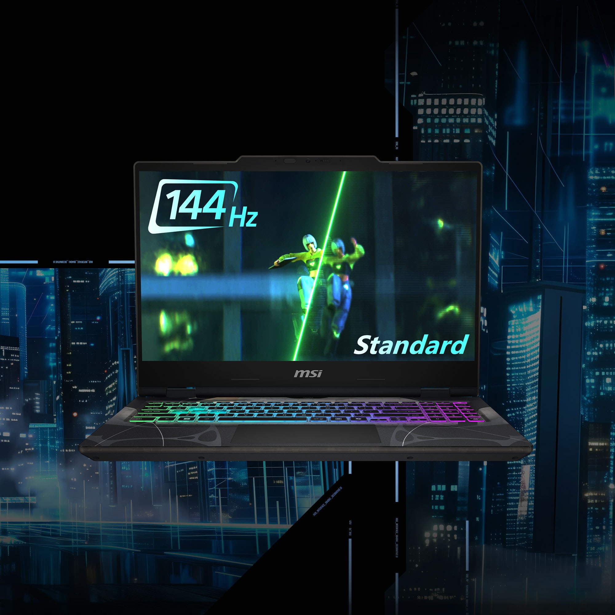 MSI Gaming-Notebook »Cyborg A15 AI B2HWGKG-089« 39,6 cm / 15,6 ″ AMD Ryzen 7 GeForce RTX 5070 1.000 GB SSD