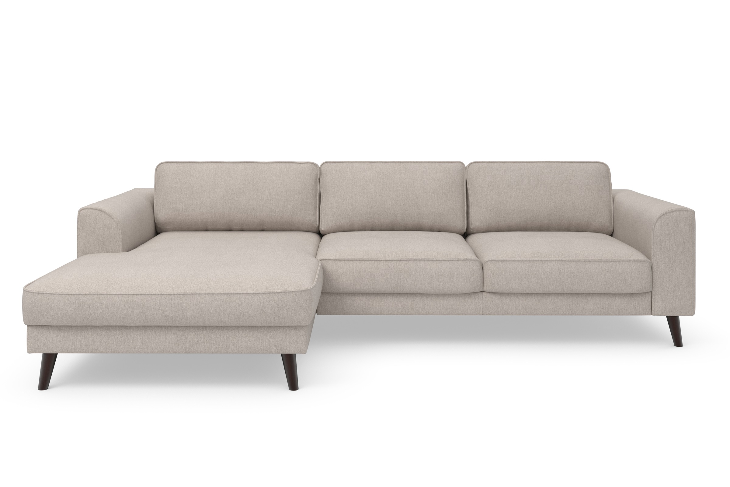 TRENDMANUFAKTUR Ecksofa »Lumber Jack, elegantes Designsofa, zeitlos modern, günstig online kaufen