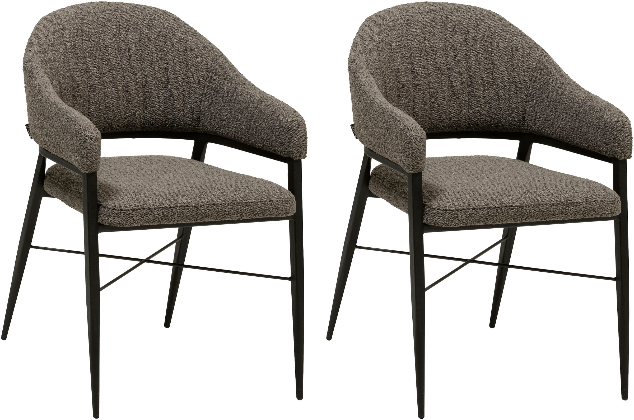 OMG Design Armlehnstuhl »Roma«, (Set), 2 St., Stoff, bequemer Esszimmerstuh günstig online kaufen