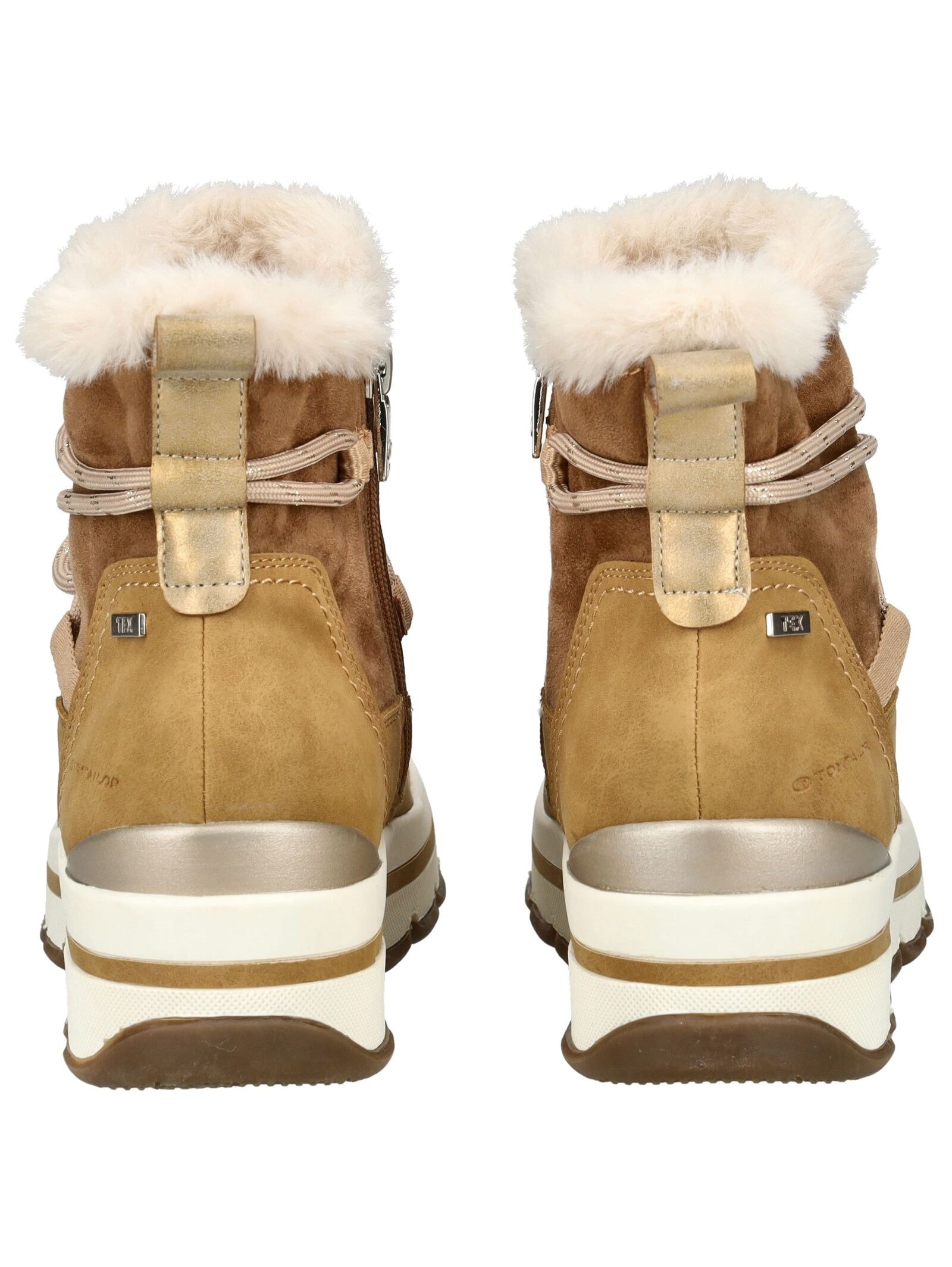 TOM TAILOR Schnürstiefelette »Tom Tailor Stiefelette Lederimitat/Textil«