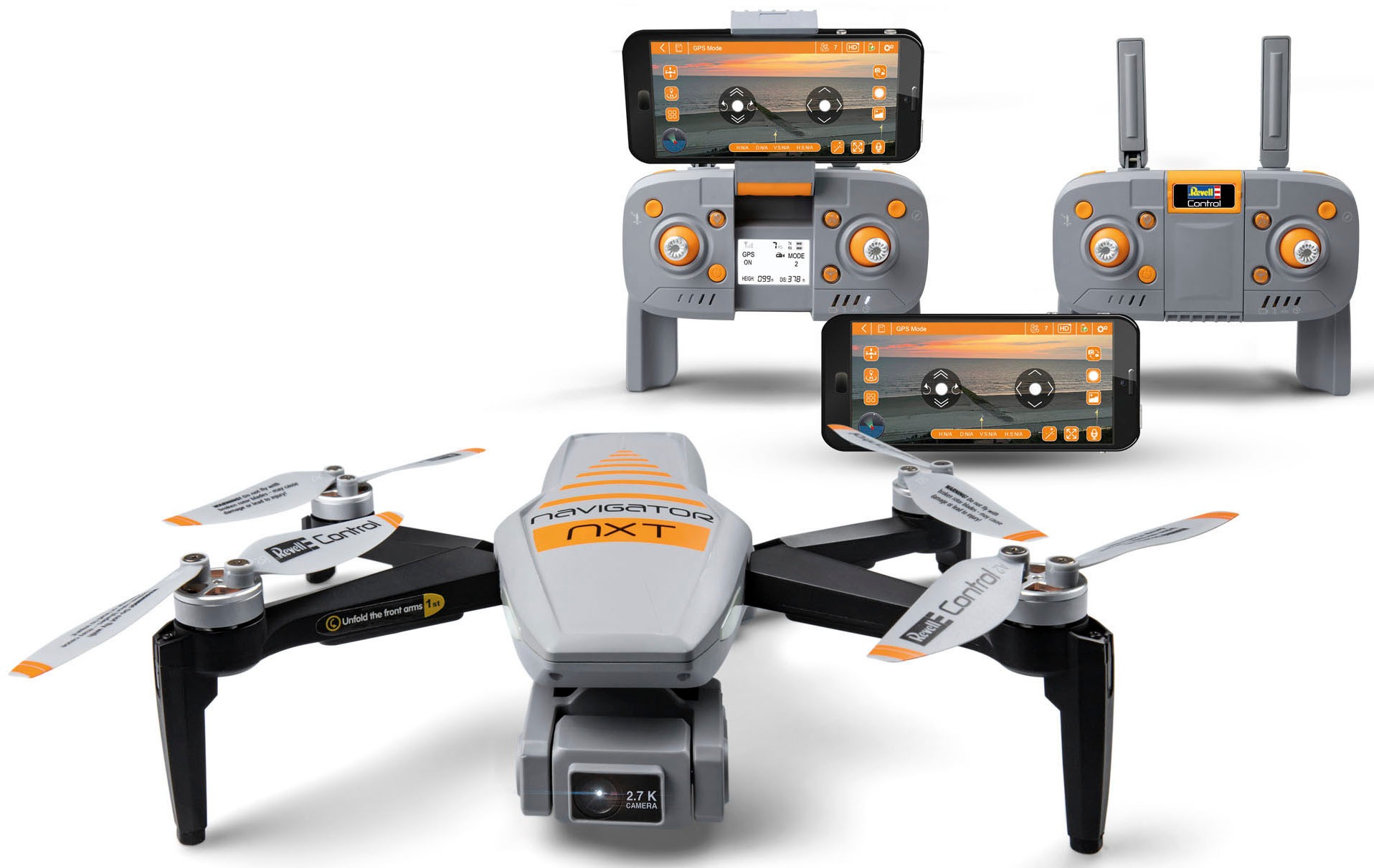 Revell® RC-Quadrocopter »Navigator NXT, 2,4 GHz«, über Smartphone bedienbar