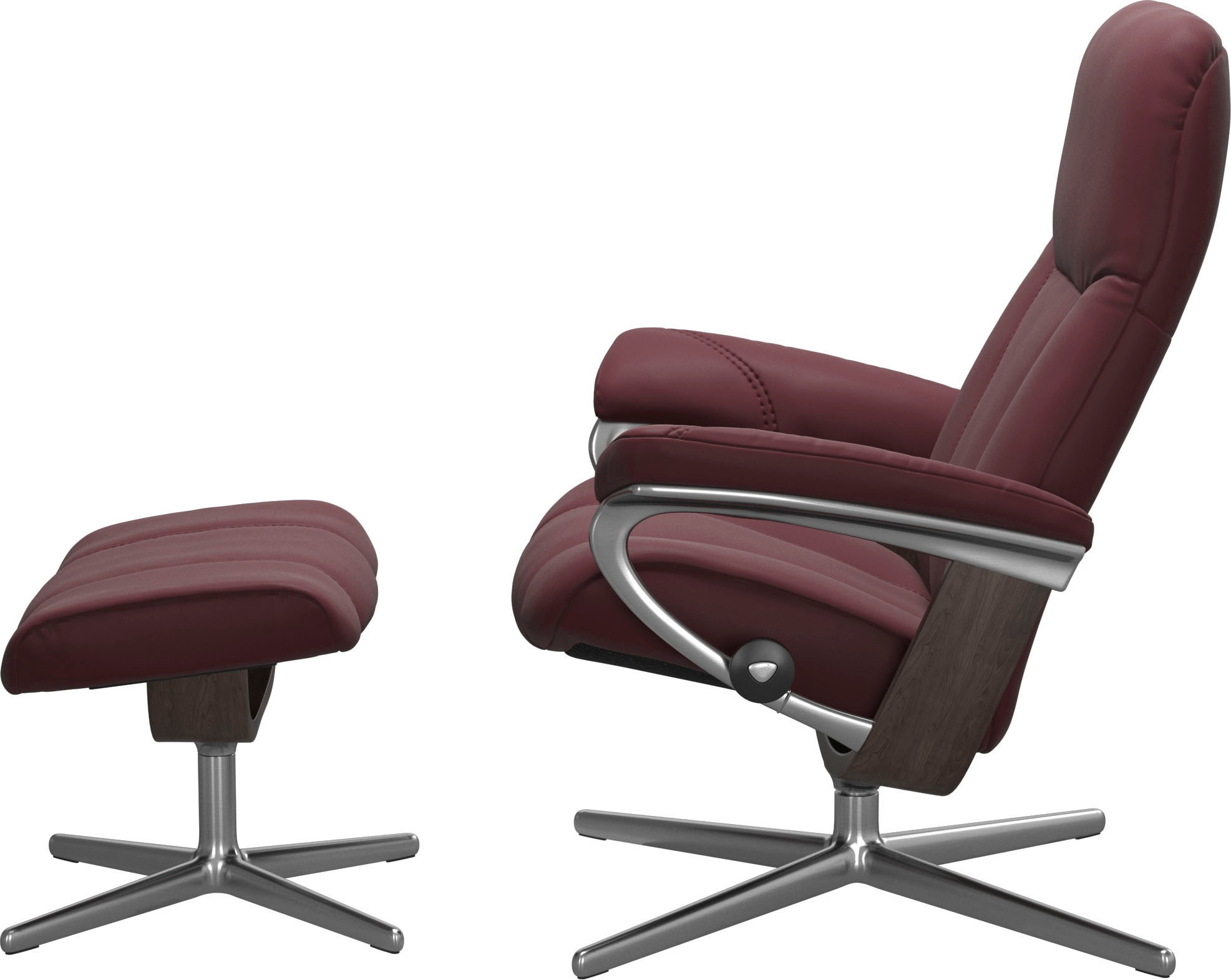 Stressless® Relaxsessel »Consul«, mit Cross Base, Größe S, M & L, Holzakzent Wenge