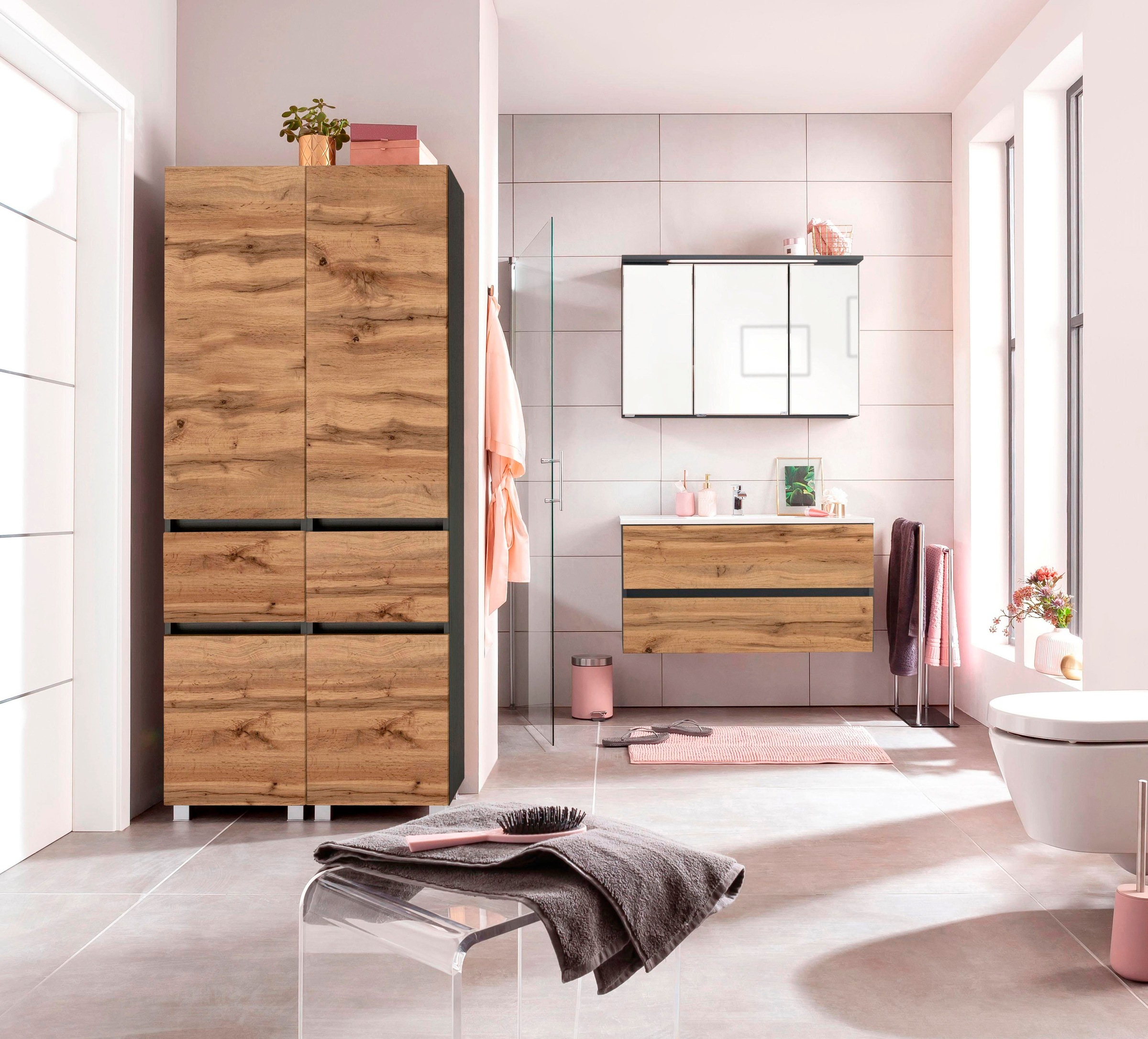 welltime Spiegelschrank »Lucca« mit LED Beleuchtung